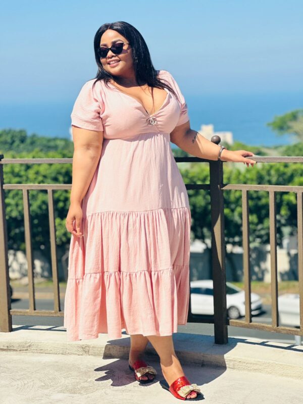 Long Pink Dress - Image 2