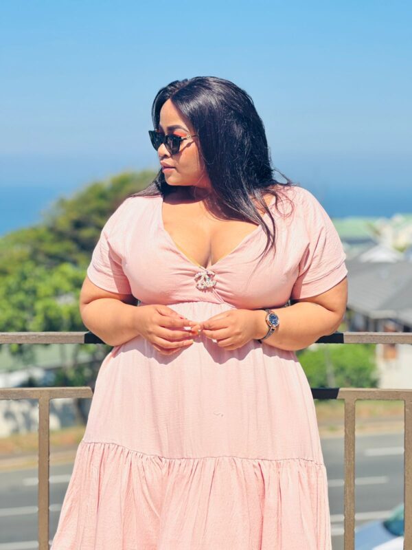 Long Pink Dress - Image 5