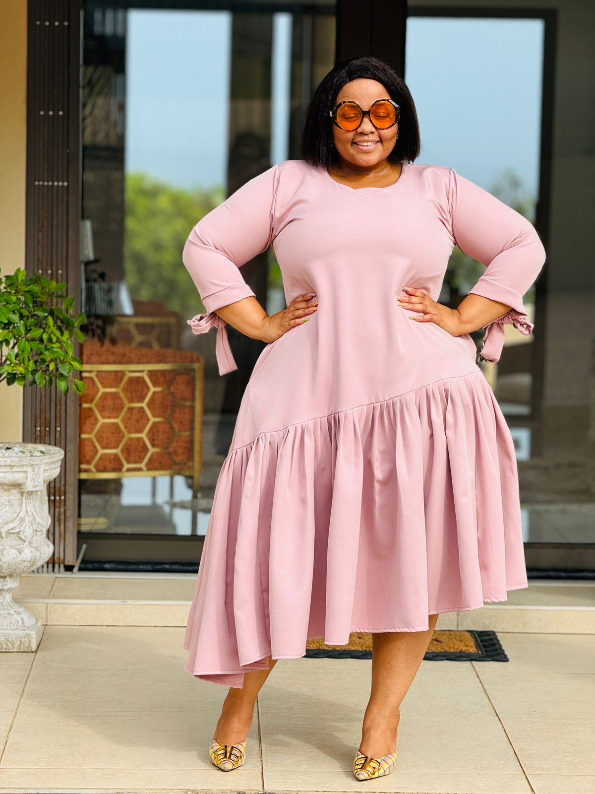 Pastel Star Gather Dress – pink GATHER THIS Dress | Trelise Cooper Online