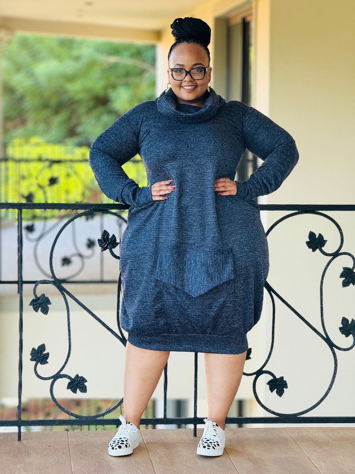 HASSIE SWEATER FABRIC DRESS - Phatgalz 299 - Image 5