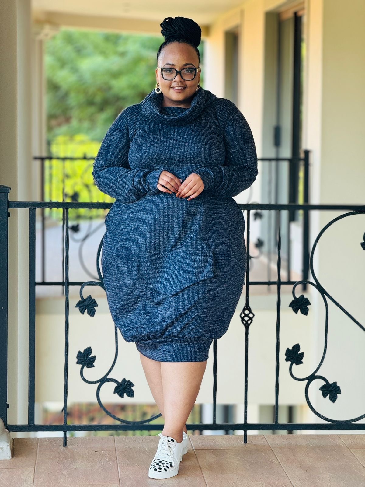 HASSIE SWEATER FABRIC DRESS - Phatgalz 299 - Image 8