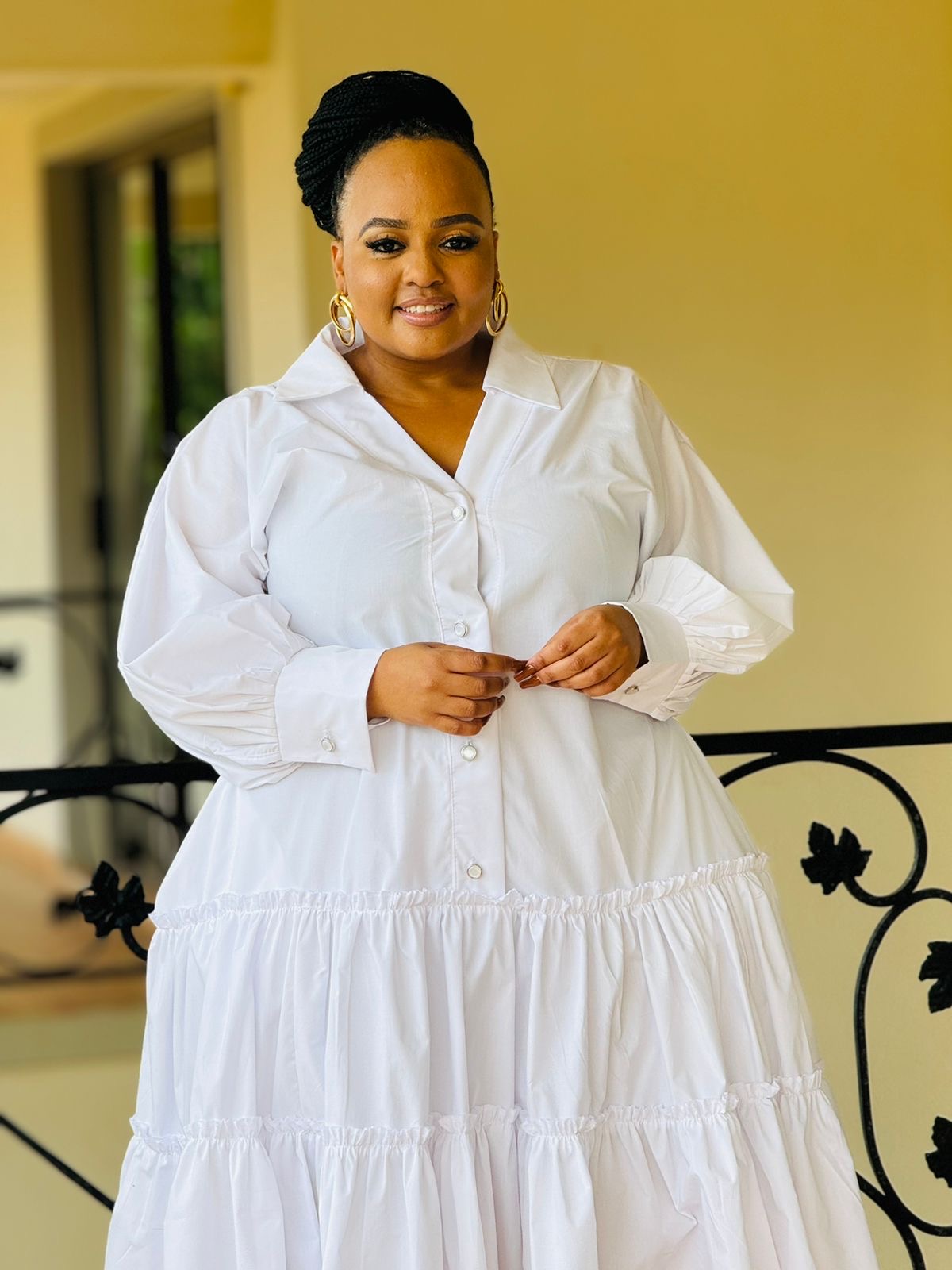 POPLIN FABRIC DRESS - Phatgalz 316 - Image 4
