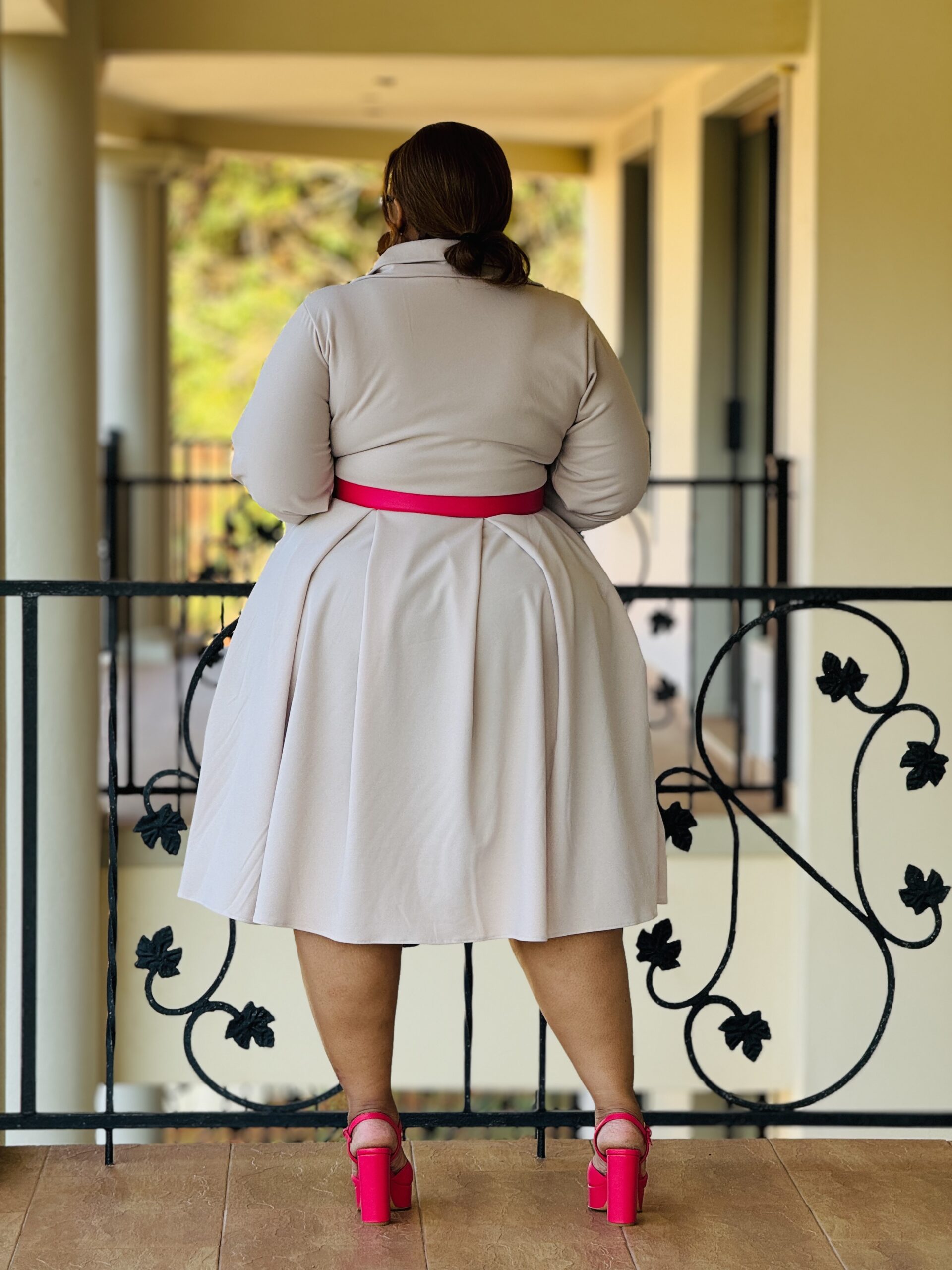 SCUBA CREPE FABRIC DRESS - Phatgalz 337 - Image 3