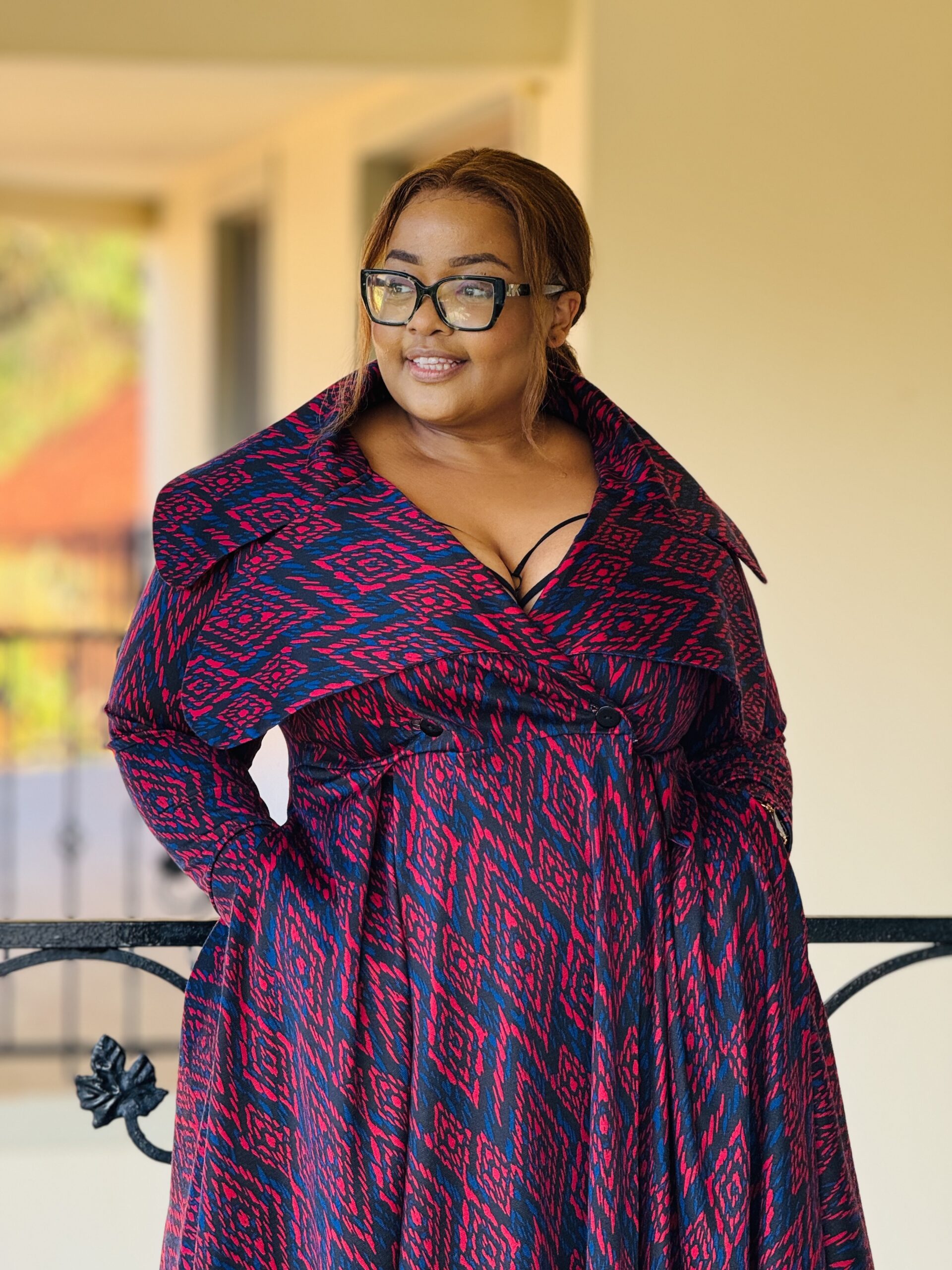 PRINTED PONTI FABRIC DRESS - Phatgalz 339 - Image 8