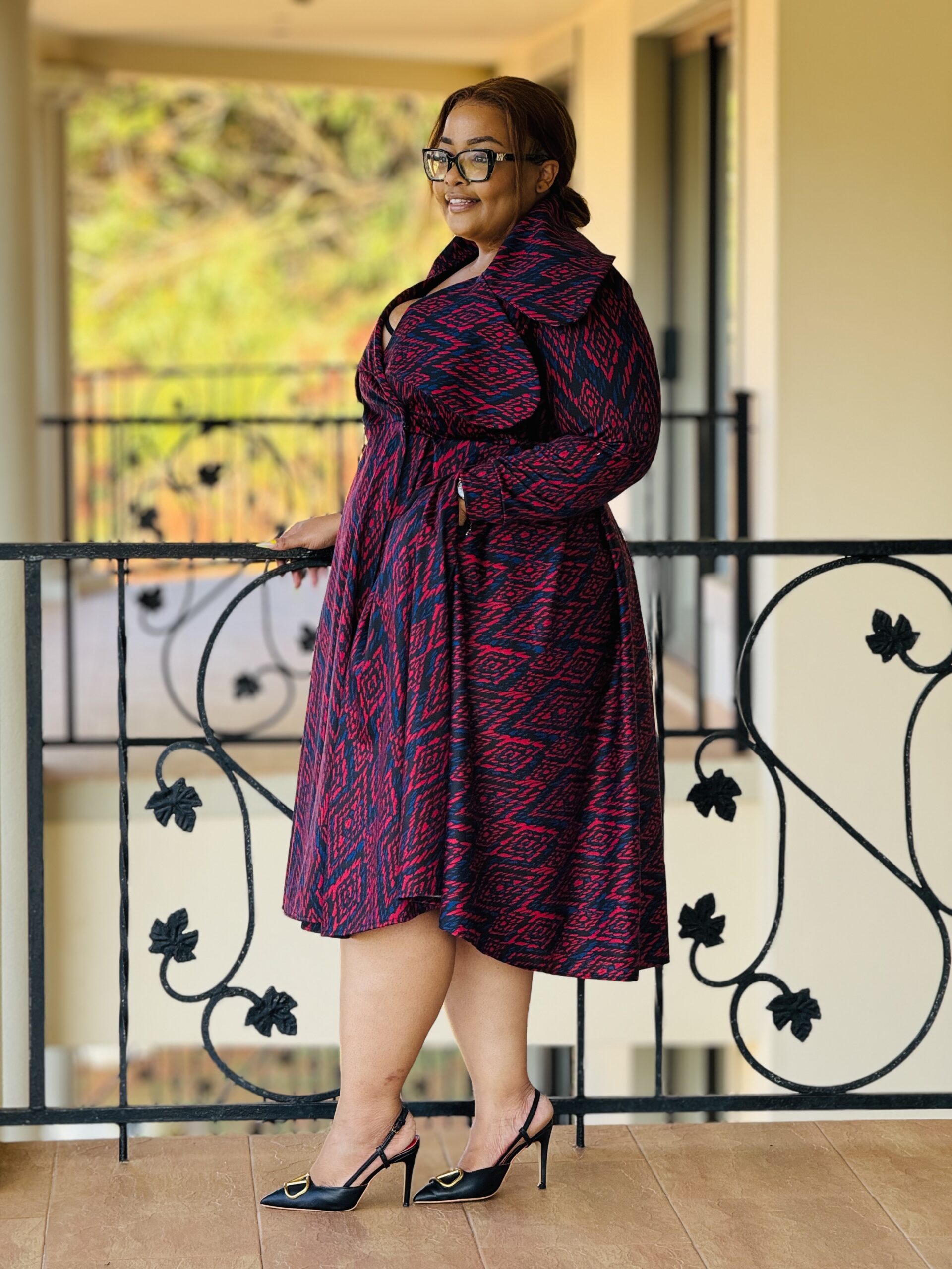 PRINTED PONTI FABRIC DRESS - Phatgalz 339 - Image 7