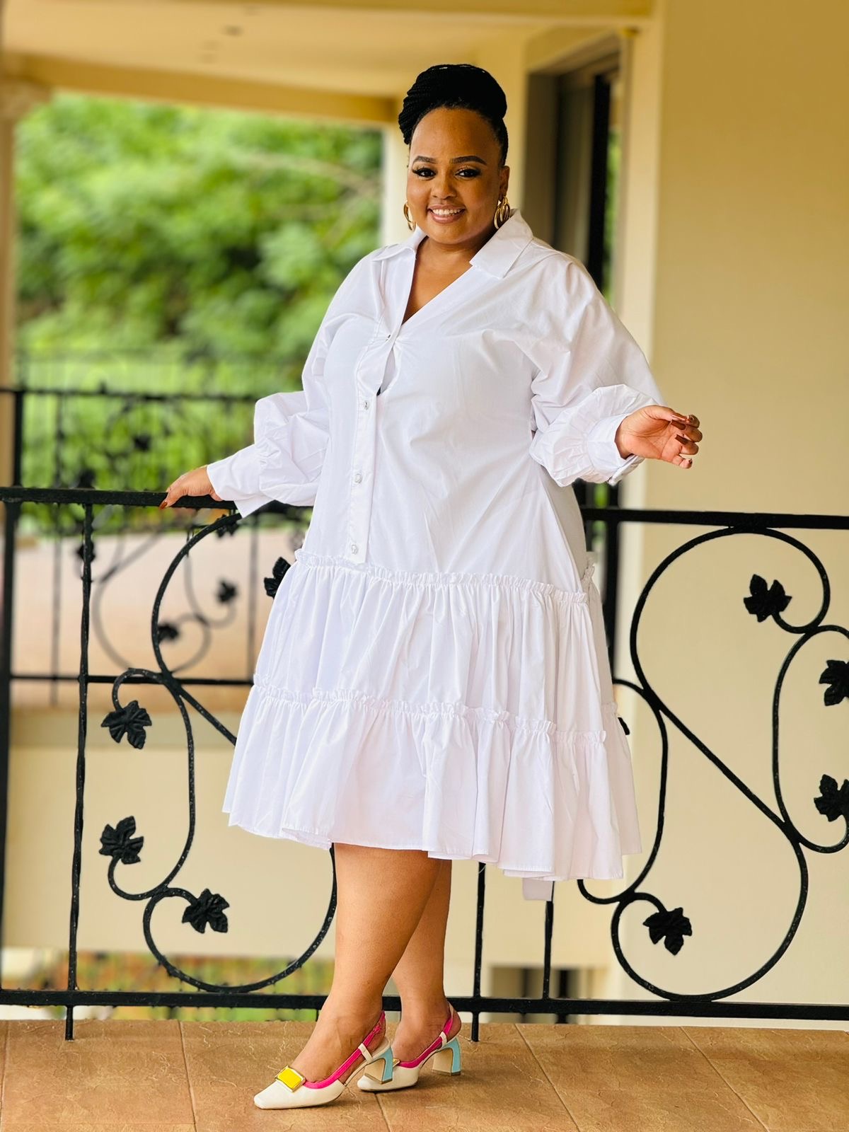POPLIN FABRIC DRESS - Phatgalz 316 - Image 8