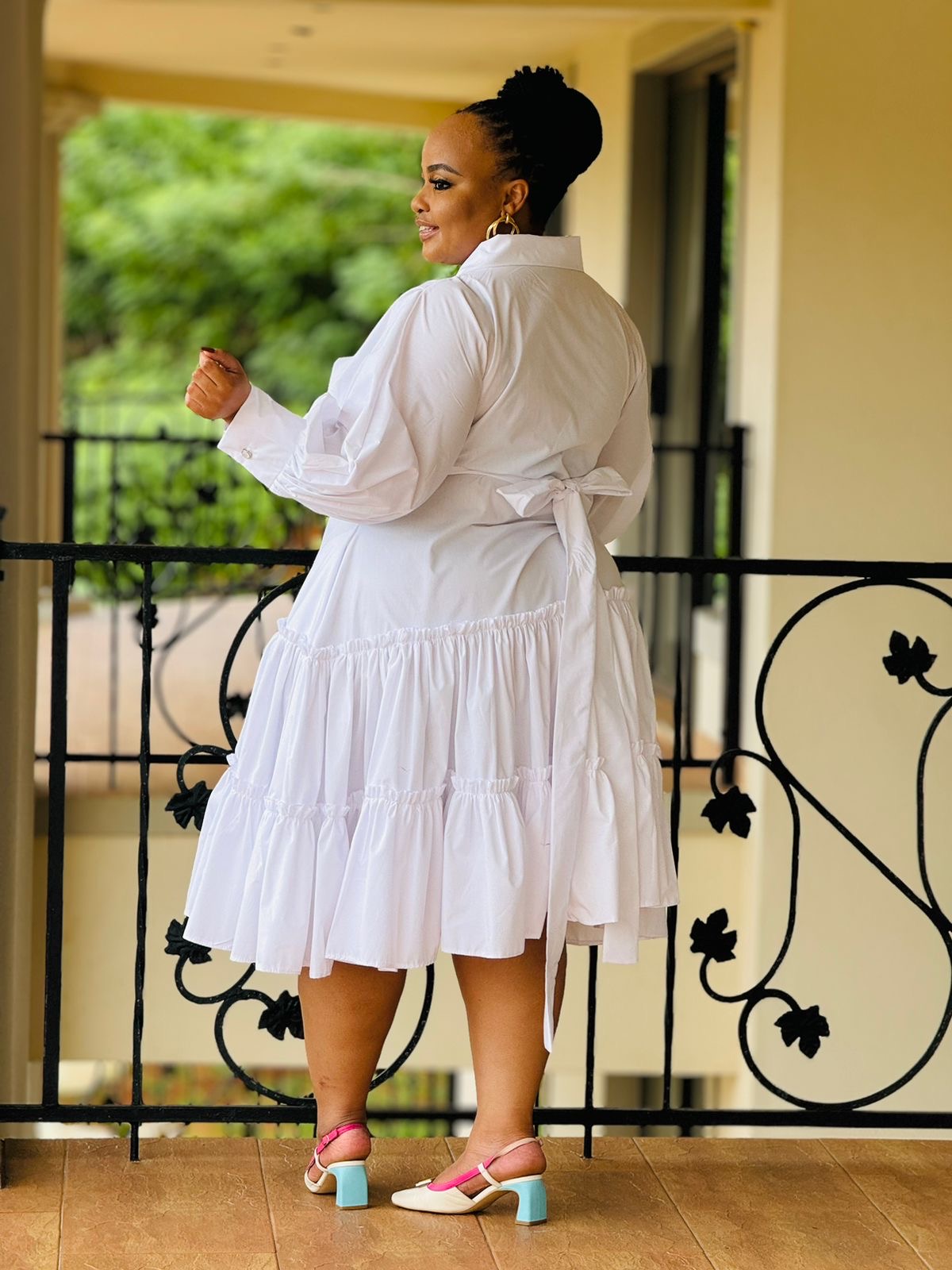 POPLIN FABRIC DRESS - Phatgalz 316 - Image 5