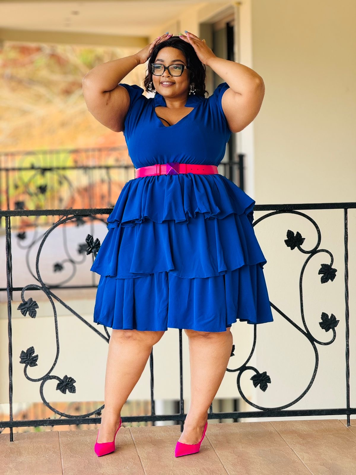 LARRISA CREPE FABRIC DRESS - Phatgalz 358 - Phat Galz Boutique