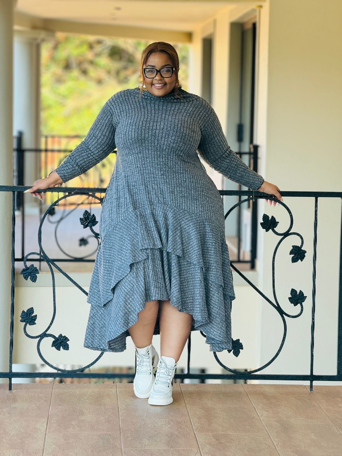 HACCI RIB FABRIC DRESS - Phatgalz 344 - Phat Galz Boutique HACCI RIB FABRIC DRESS - Phatgalz 344 - Phat Galz Boutique