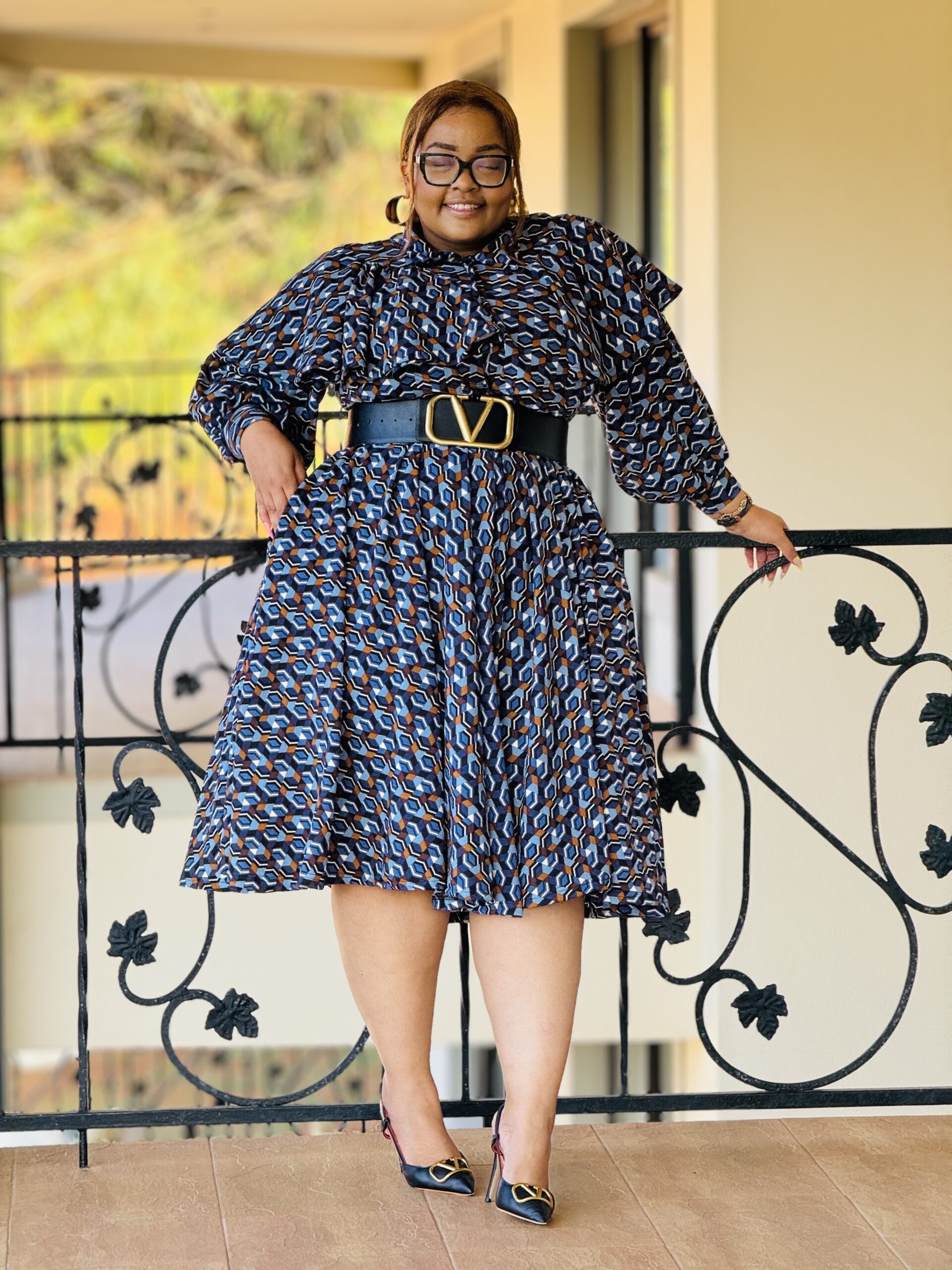 LIVERPOOL FABRIC DRESS - Phatgalz 343 - Phat Galz Boutique