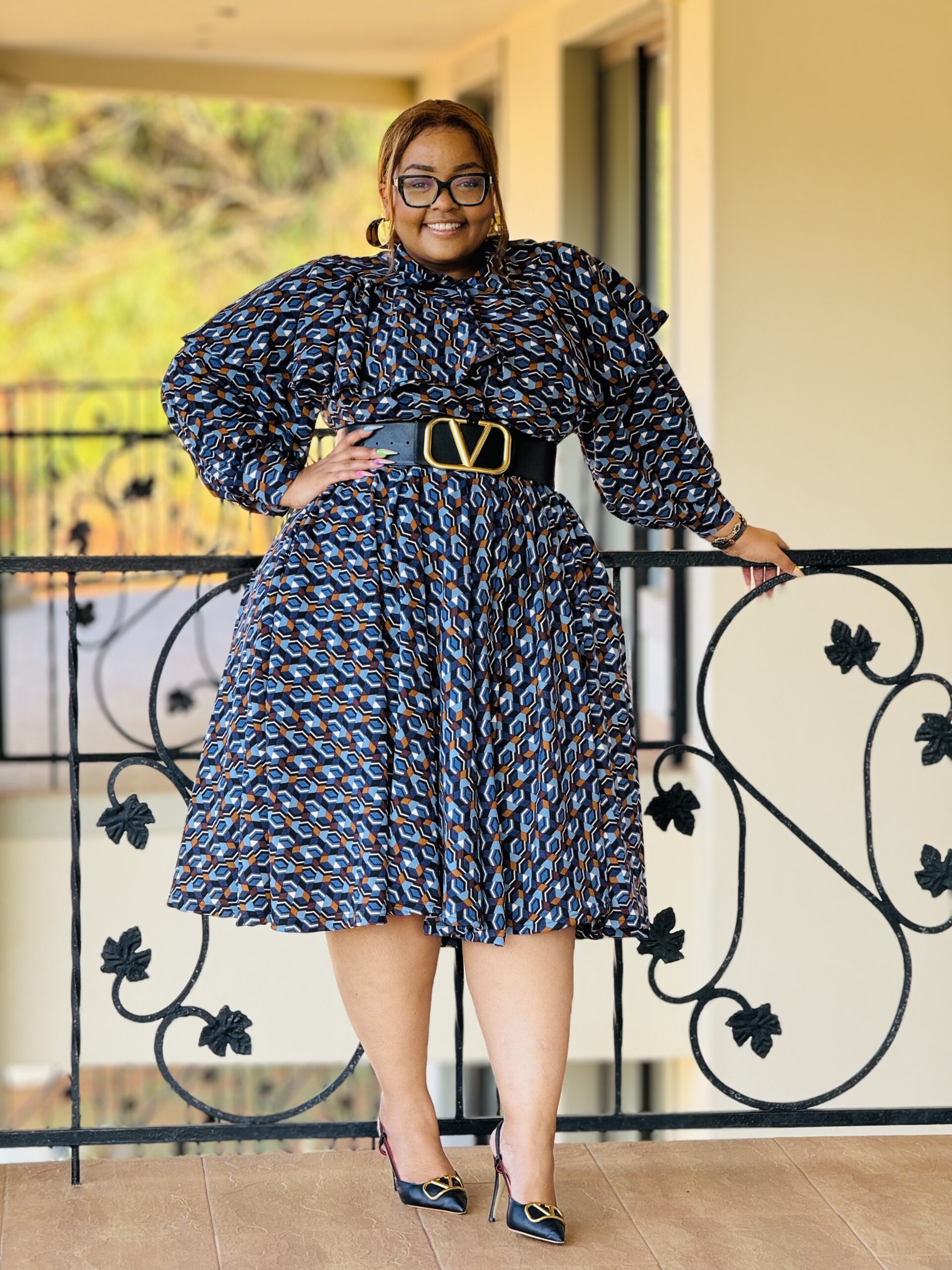LIVERPOOL FABRIC DRESS - Phatgalz 343 - Phat Galz Boutique