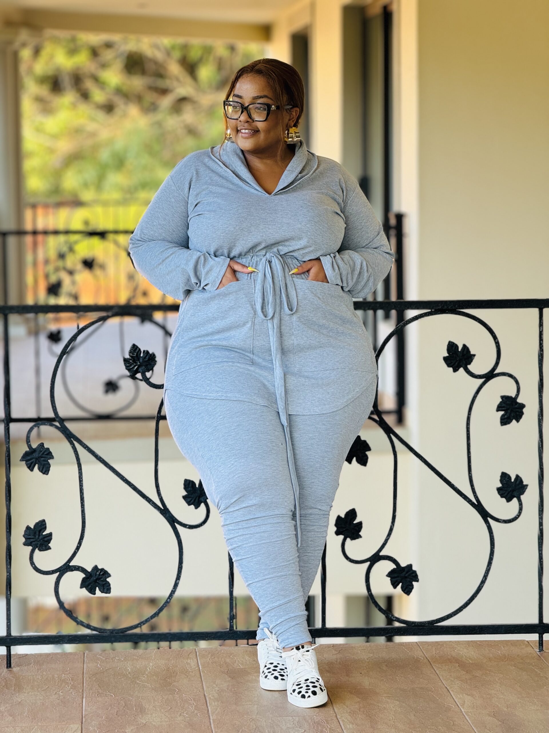 RIB GRA MALANGE FABRIC DRESS - Phatgalz 345 - Image 2