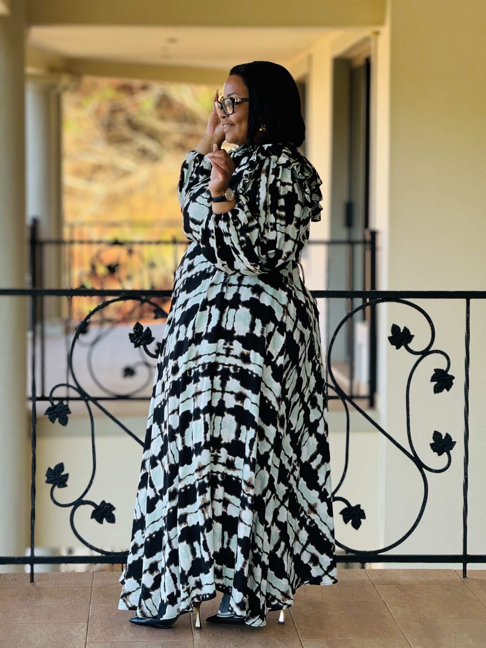 A.(Papi var×Crys marble) × (Dress×X-Ray) RAYON CHARLIE FABRIC DRESS - Phatgalz 361 - Phat Galz Boutique