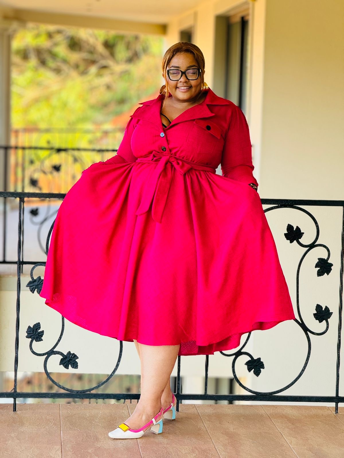 TAIWAN SLUB LINEN FABRIC DRESS - Phatgalz 342 - Image 5