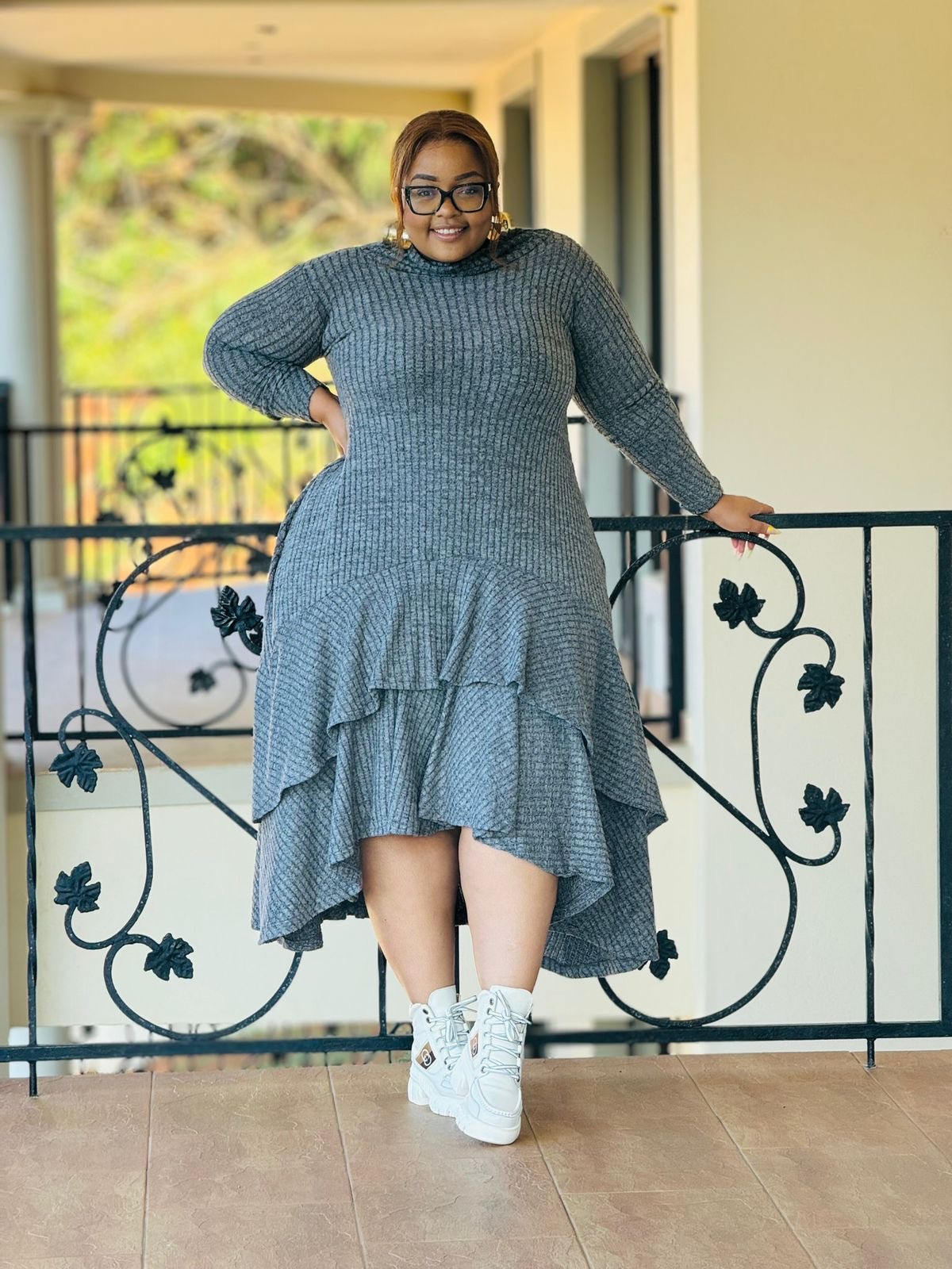 HACCI RIB FABRIC DRESS - Phatgalz 344 - Image 2