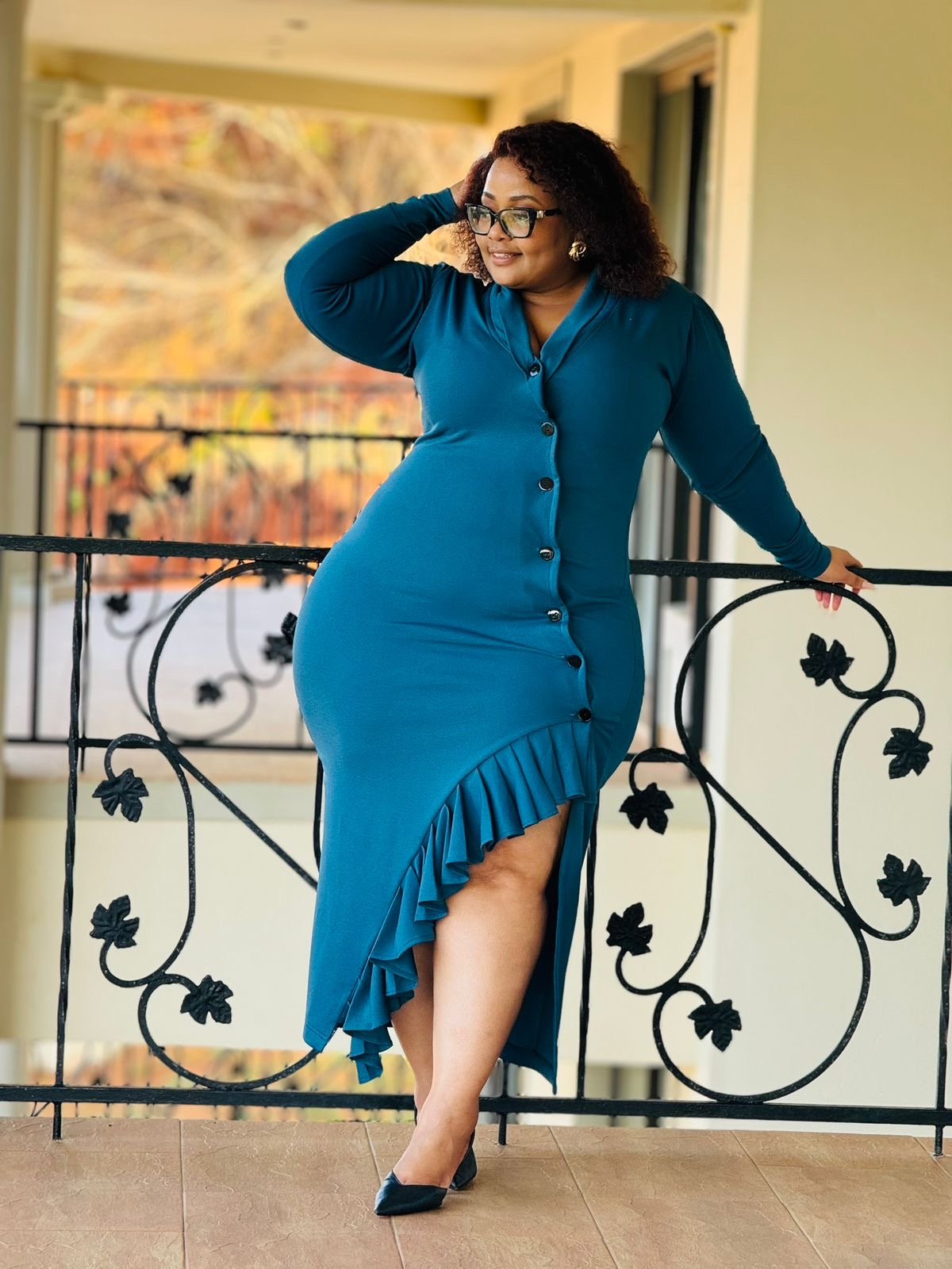 LIVERPOOL FABRIC DRESS - PHATGULZ 382 - Phat Galz Boutique