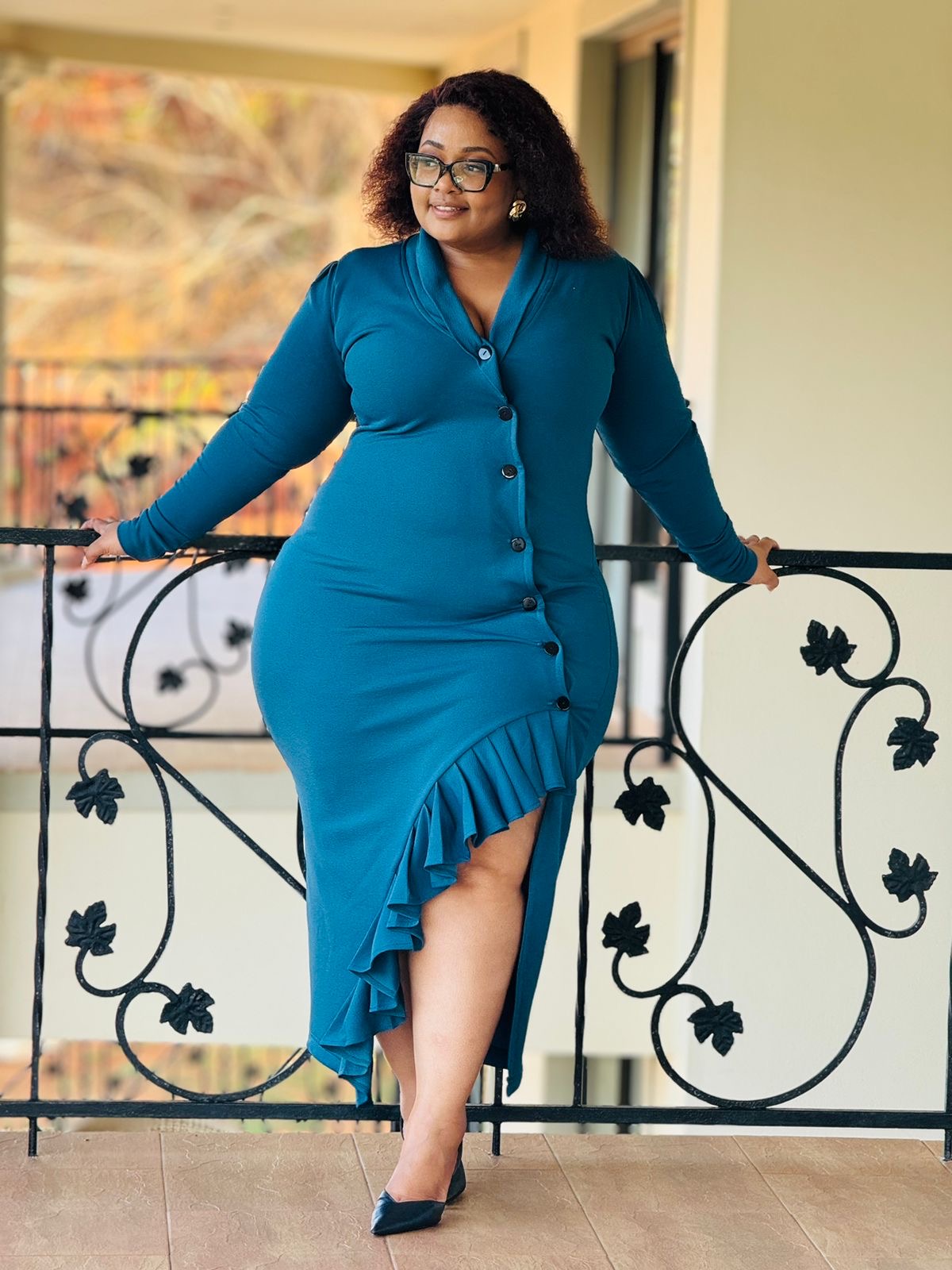 LIVERPOOL FABRIC DRESS - PHATGULZ 382 - Phat Galz Boutique