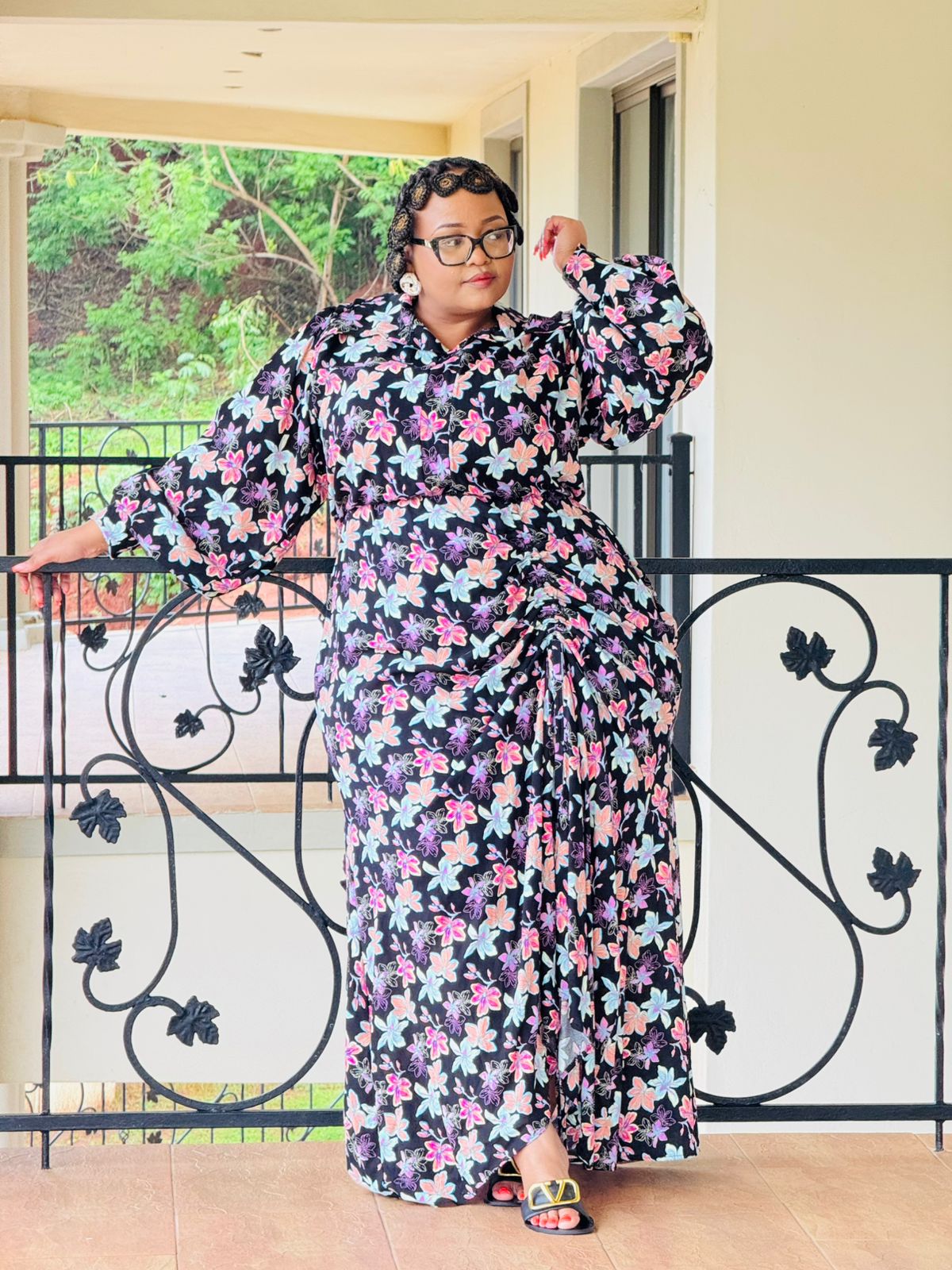 PRINTED RAYON FABRIC DRESS - PHATGULZ 451 - Image 4