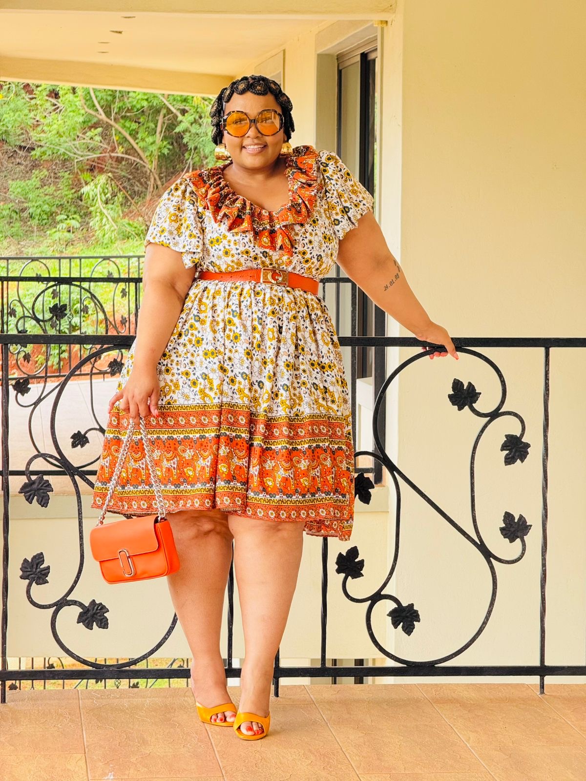 PRINTED SUPERSOFT FABRIC DRESS - PHATGULZ 446 - Image 3