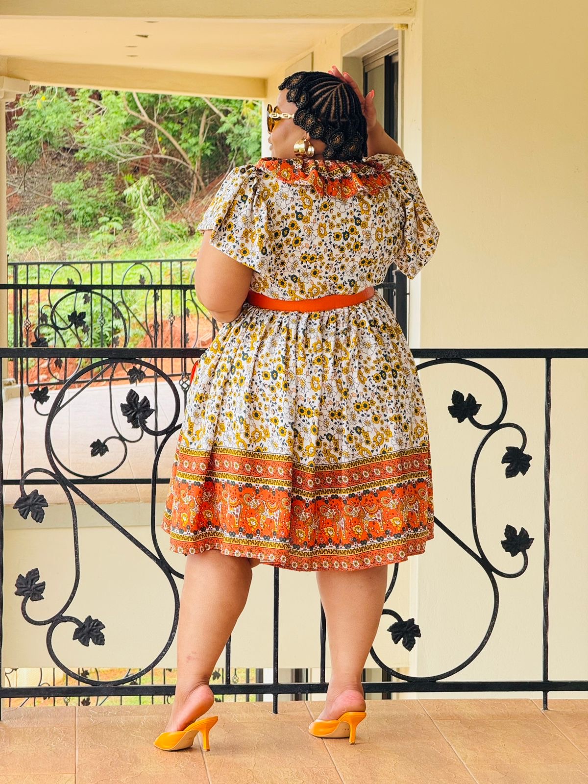 PRINTED SUPERSOFT FABRIC DRESS - PHATGULZ 446 - Image 4