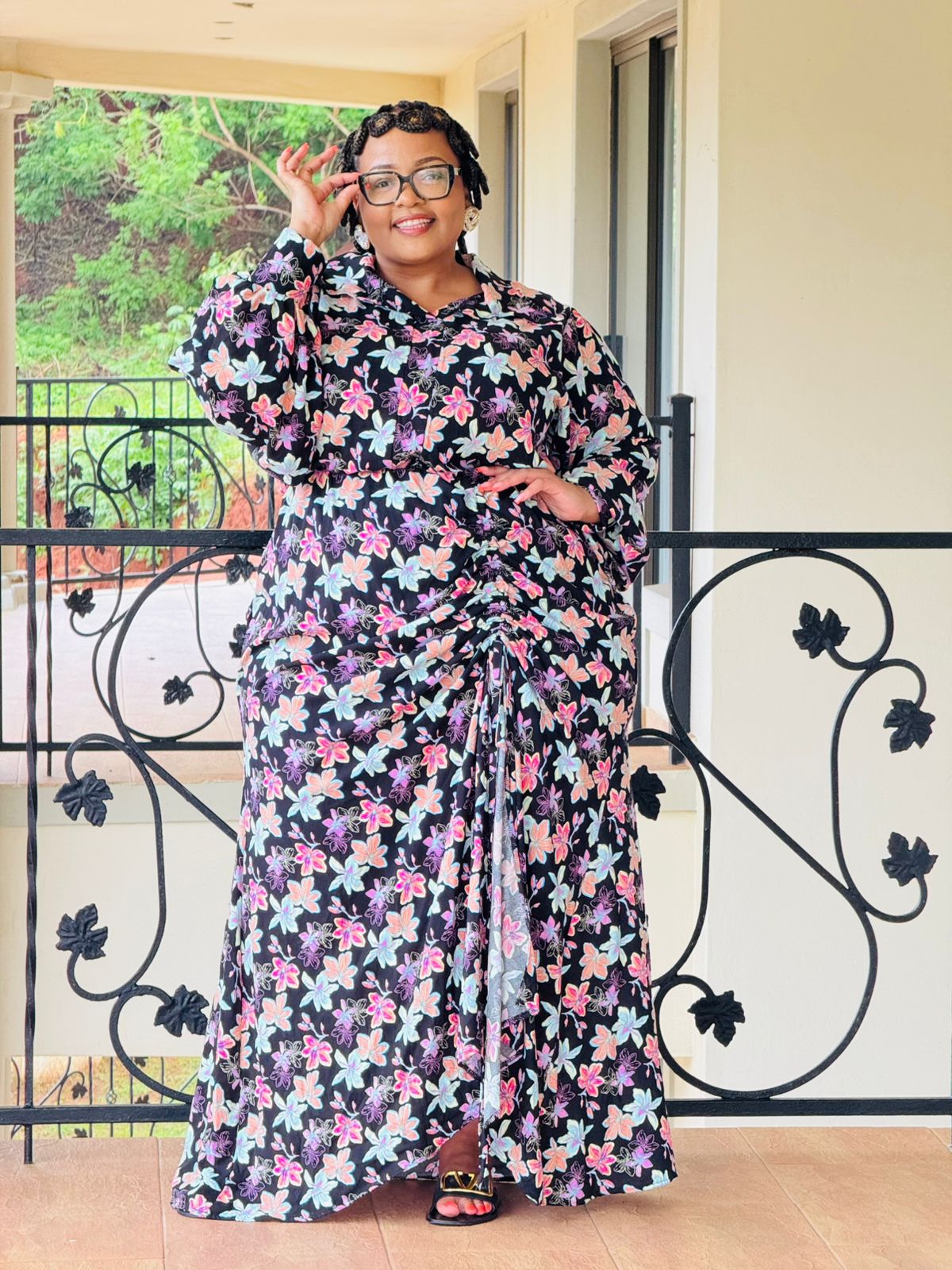 PRINTED RAYON FABRIC DRESS - PHATGULZ 451 - Image 3