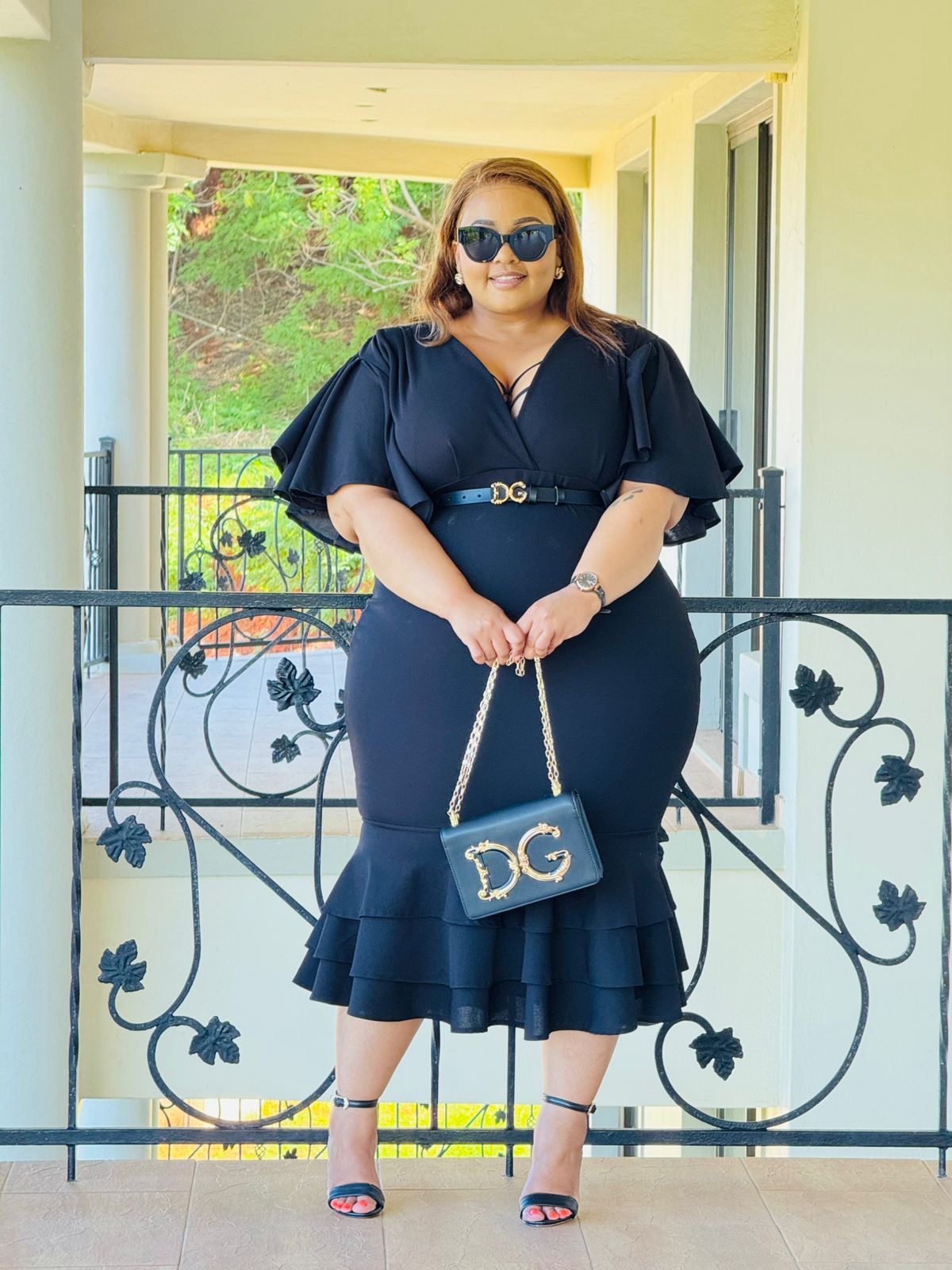 SCUBA CREPE FABRIC DRESS - PHATGULZ 453 - Image 2