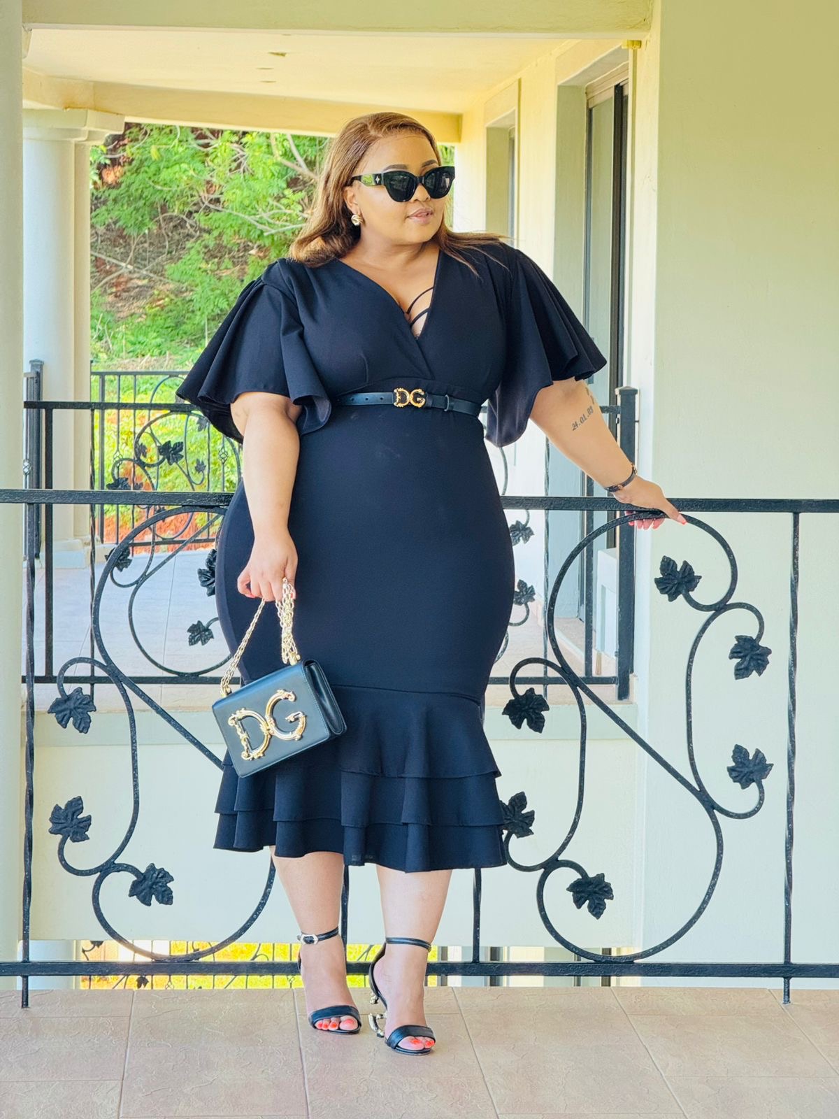 SCUBA CREPE FABRIC DRESS - PHATGULZ 453 - Image 4