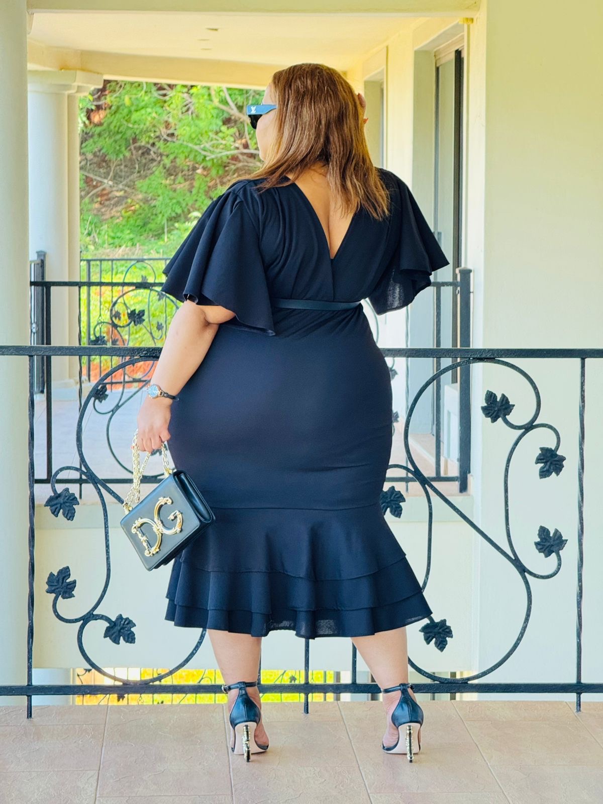 SCUBA CREPE FABRIC DRESS - PHATGULZ 453 - Image 5
