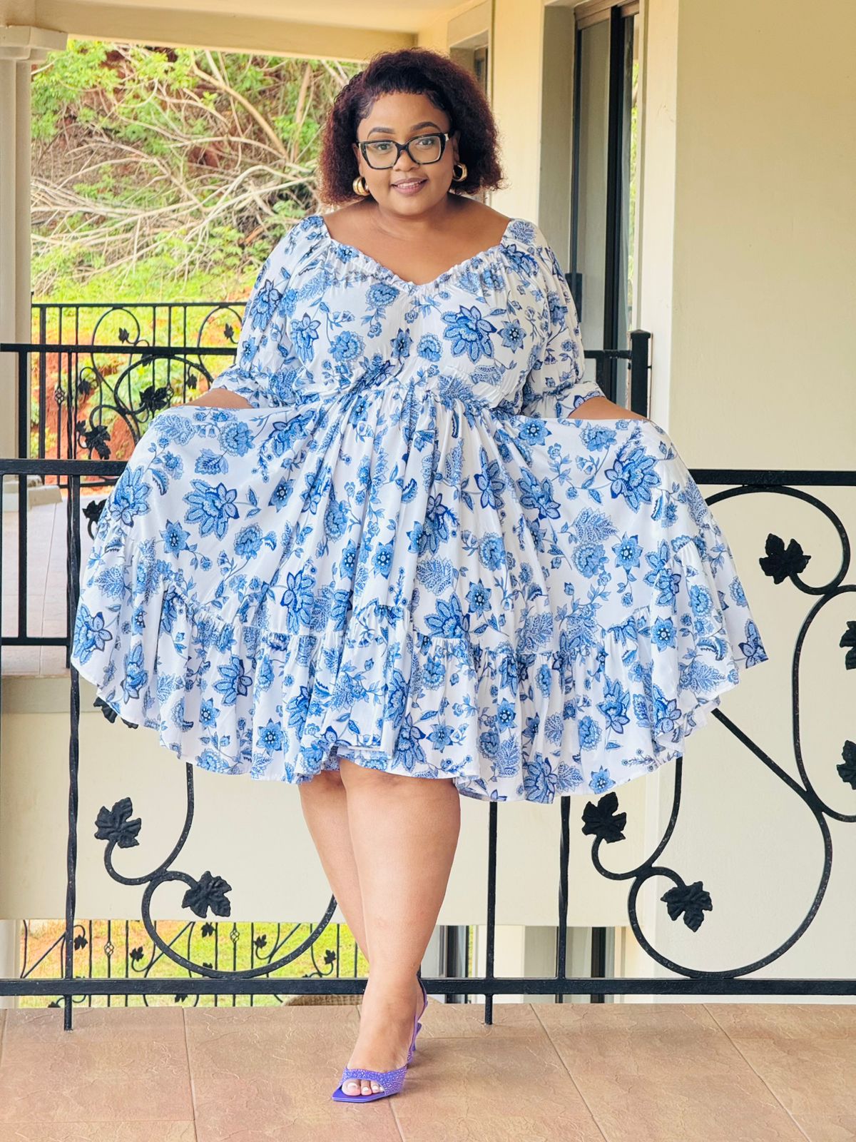 PRINTED SUPERSOFT FABRIC DRESS - PHATGULZ 485 - Image 3