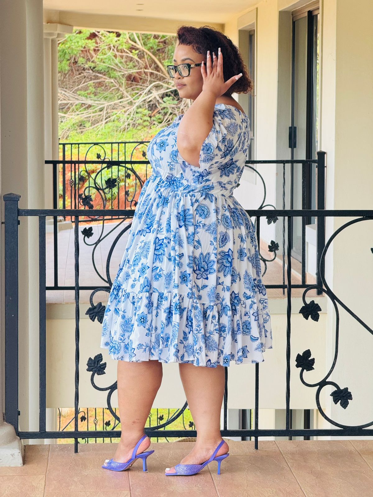 PRINTED SUPERSOFT FABRIC DRESS - PHATGULZ 485 - Image 5