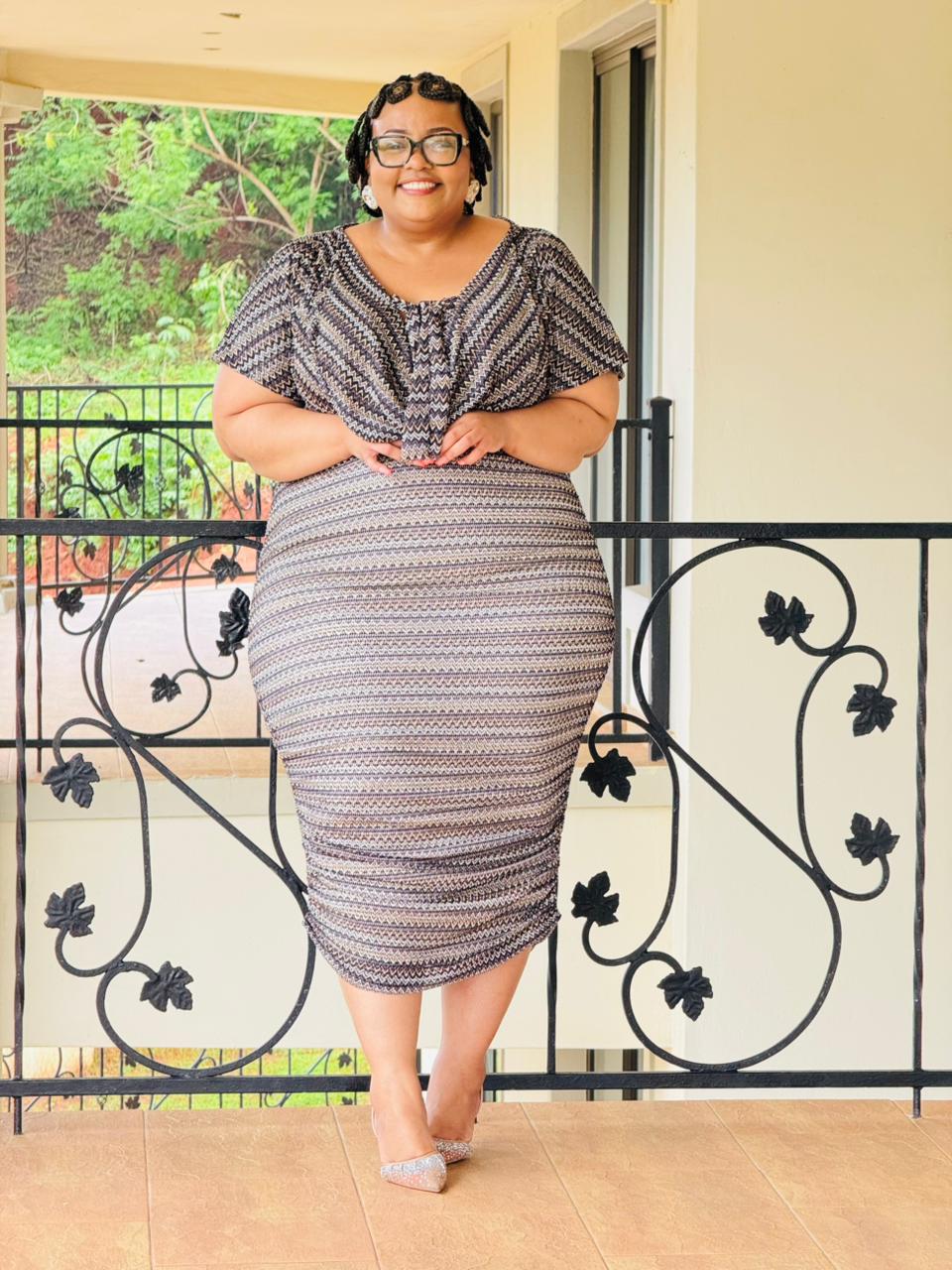 MESH LACEFABRIC DRESS - PHATGULZ 531 - Image 4