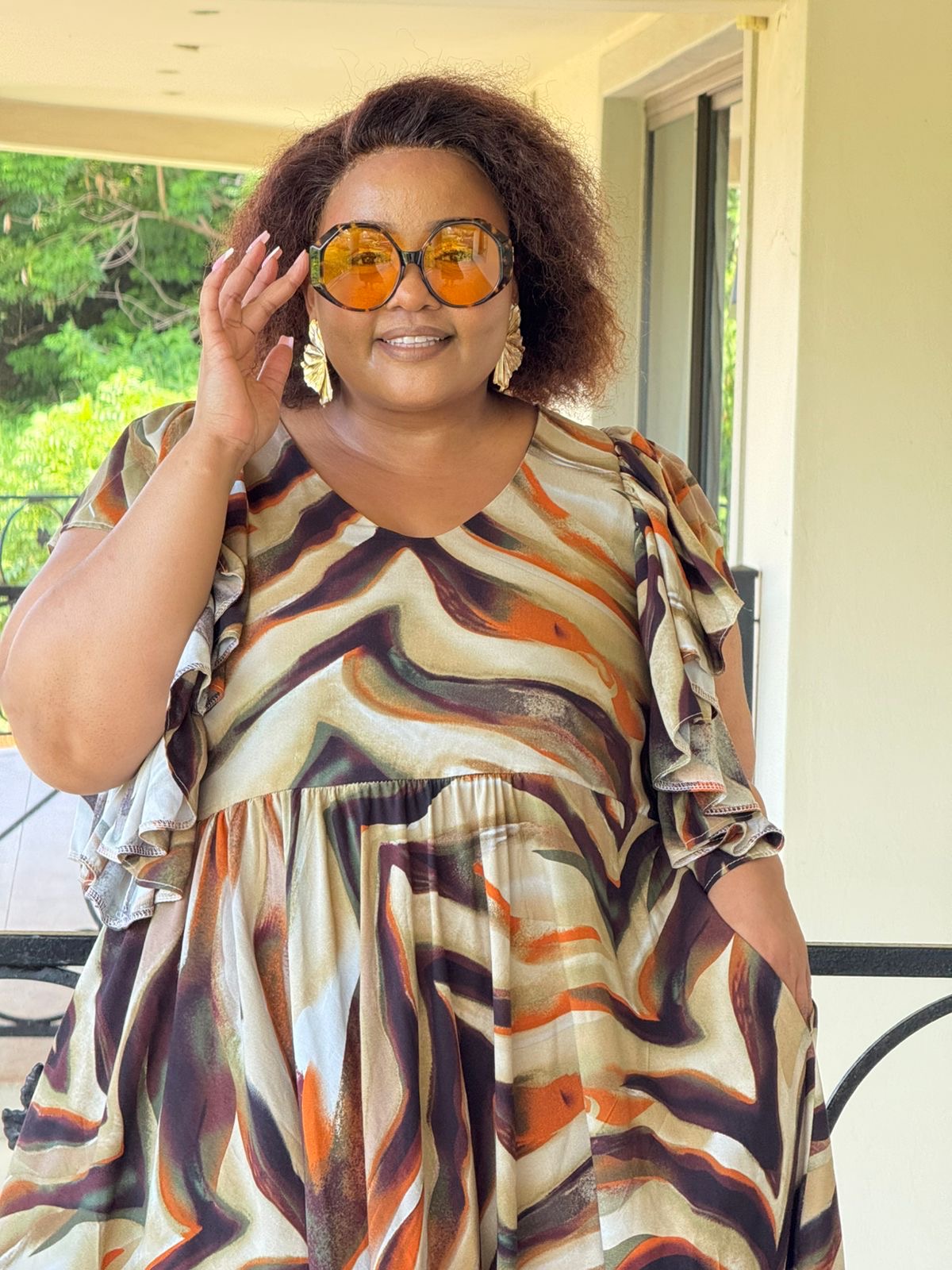WOOVEN VISCOSE FABRIC DRESS - PHATGULZ 514 - Phat Galz Boutique WOOVEN VISCOSE FABRIC DRESS - PHATGULZ 514 - Phat Galz Boutique