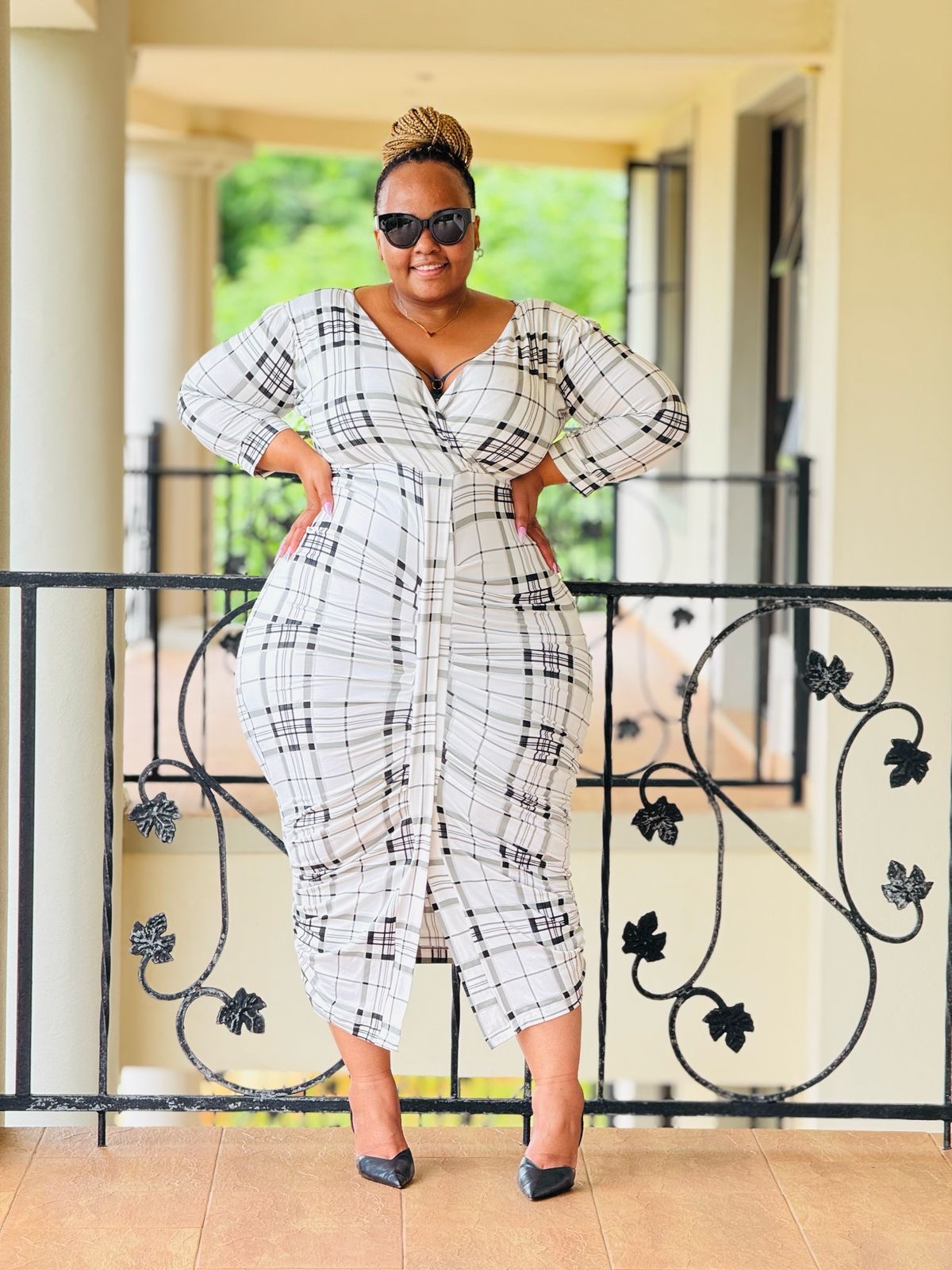 PRINTED DTY FABRIC DRESS - PHATGULZ 593 - Image 2
