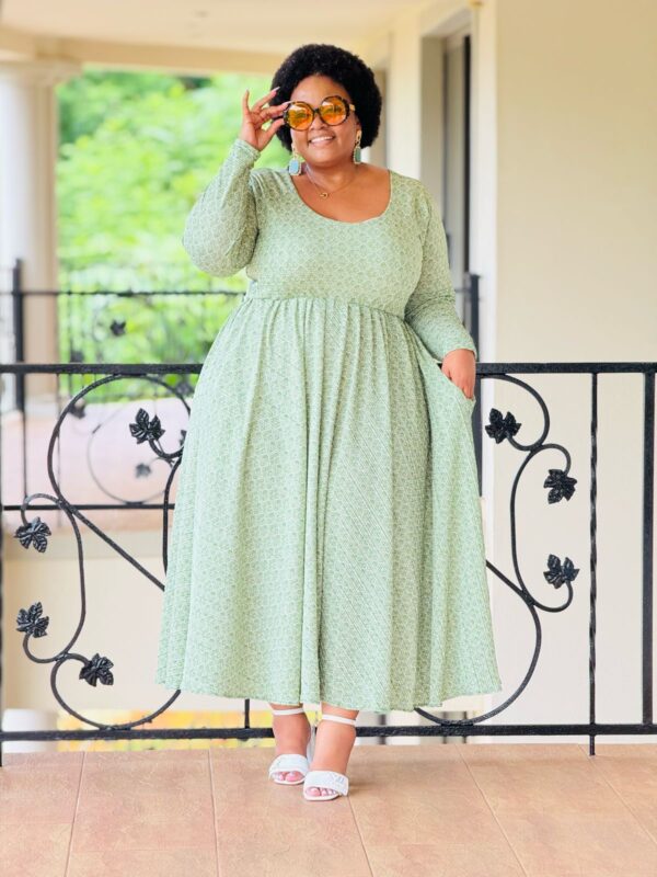 PRINTED BODRE FABRIC DRESS - PHATGULZ 600