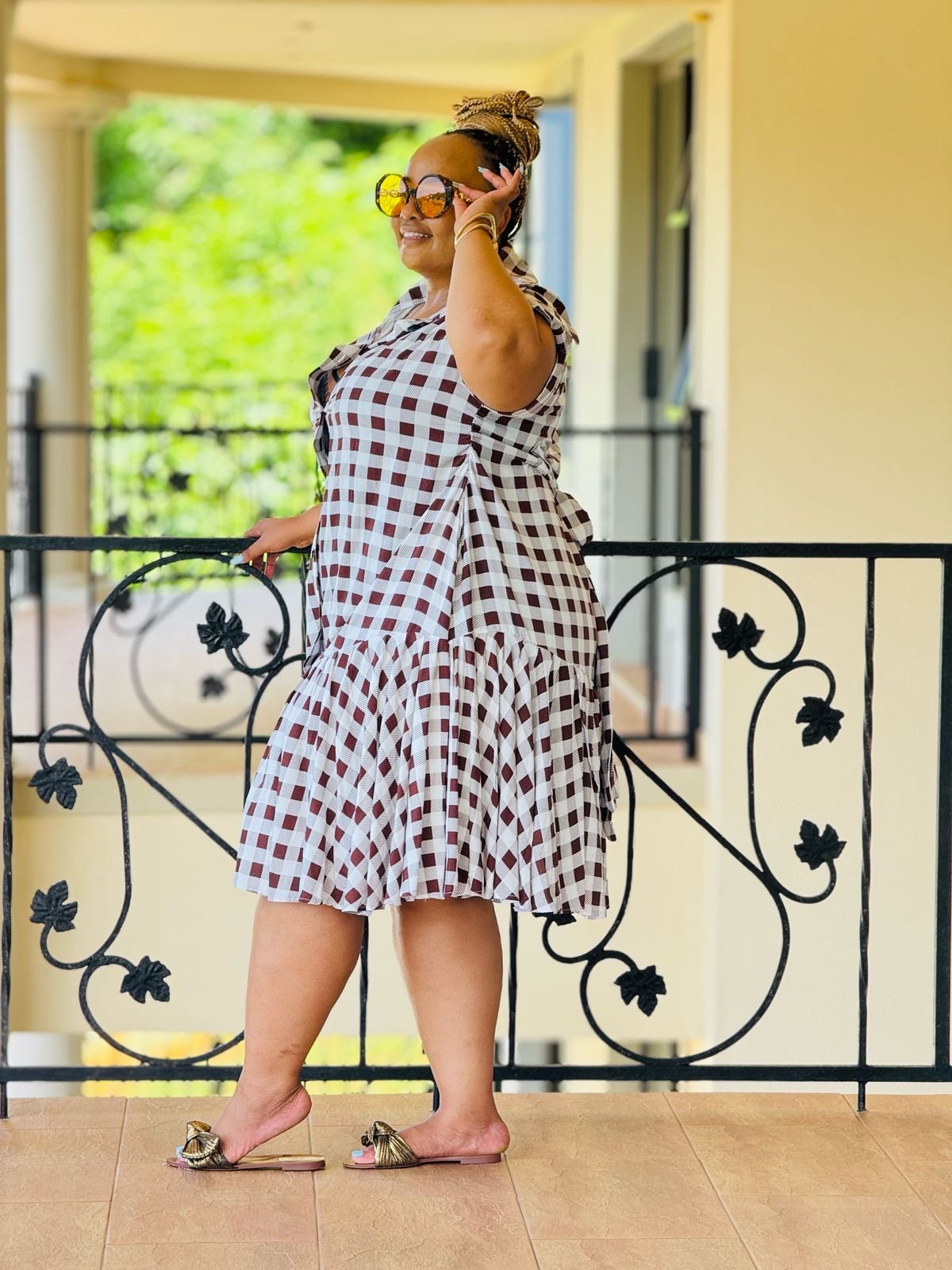 PRINTED RAYON FABRIC DRESS - PHATGULZ 596 - Image 5