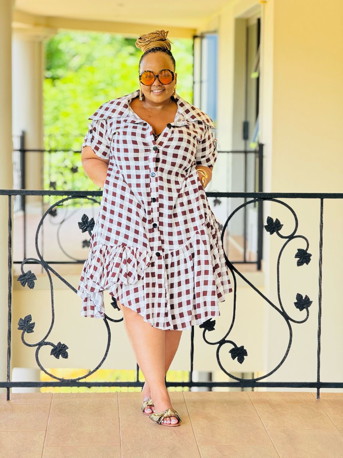 PRINTED RAYON FABRIC DRESS - PHATGULZ 596 - Image 3