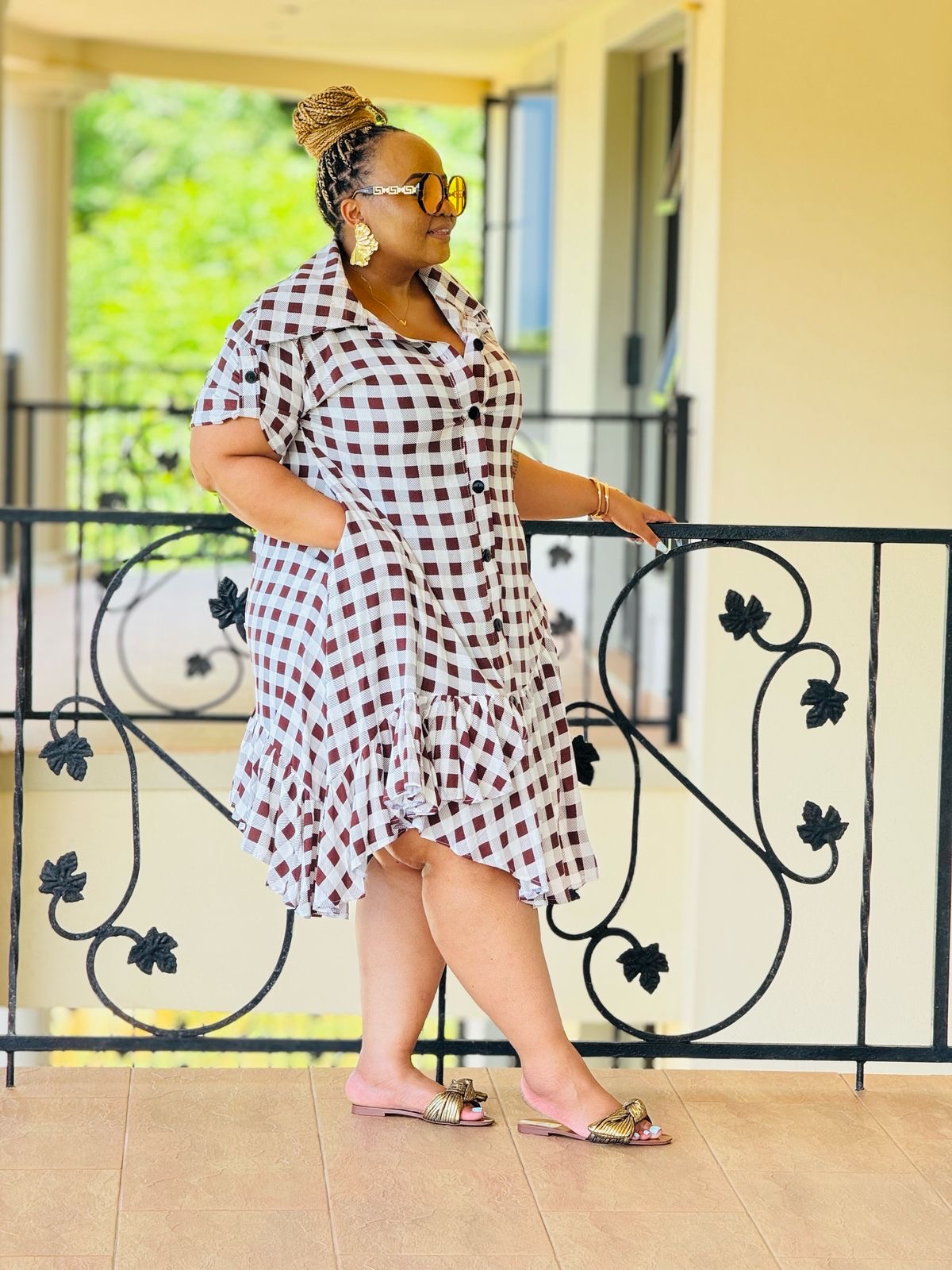 PRINTED RAYON FABRIC DRESS - PHATGULZ 596 - Image 8