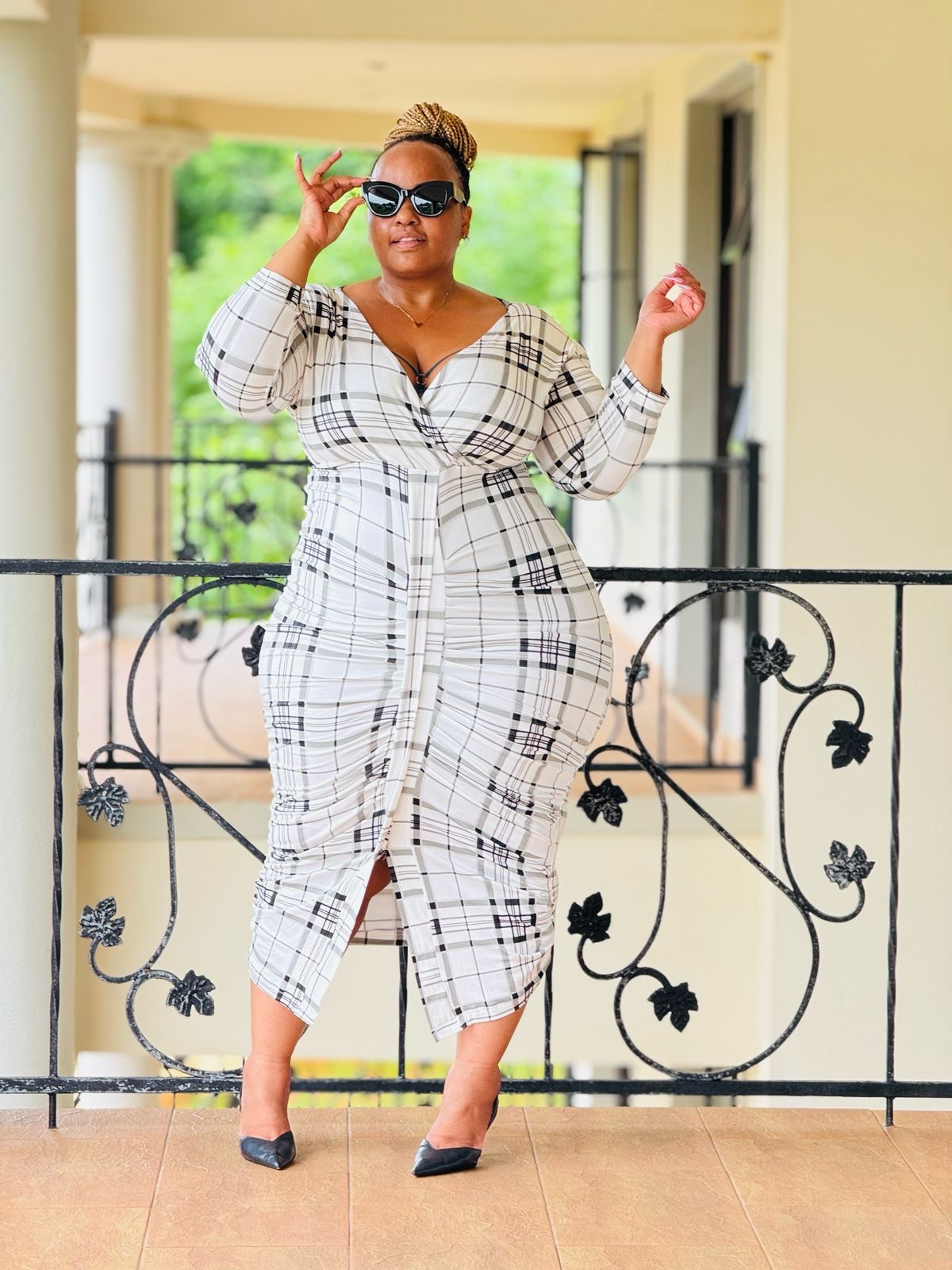 PRINTED DTY FABRIC DRESS - PHATGULZ 593 - Image 4
