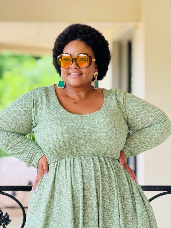 PRINTED BODRE FABRIC DRESS - PHATGULZ 600 - Image 2