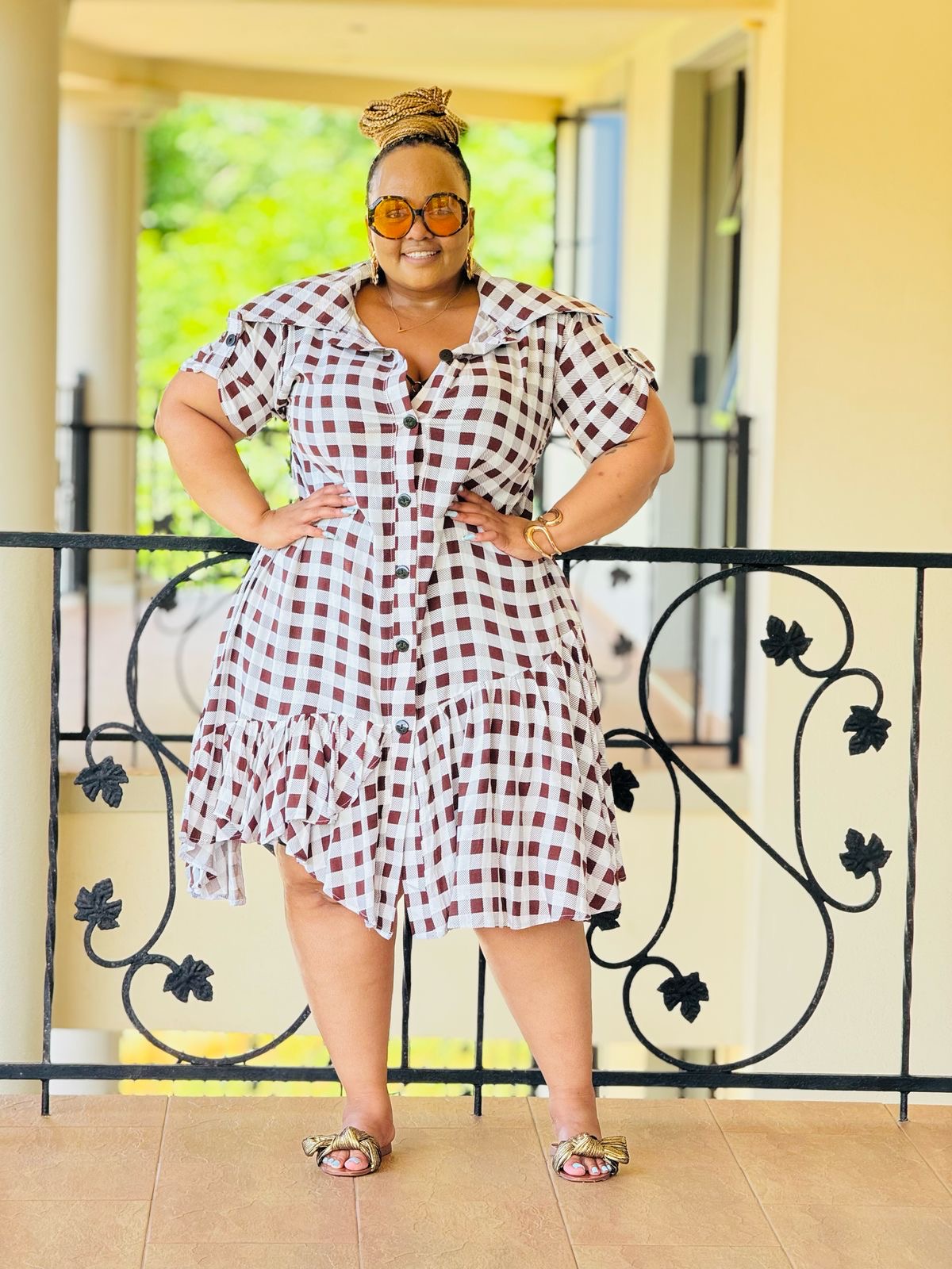 PRINTED RAYON FABRIC DRESS - PHATGULZ 596 - Image 4