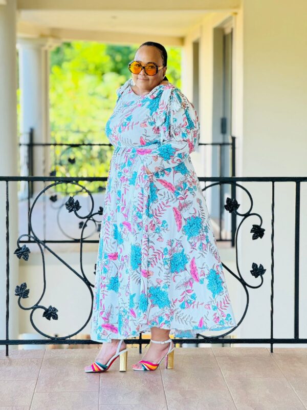 PRINTED SLINKY FABRIC DRESS - PHATGULZ 6699 - Image 5
