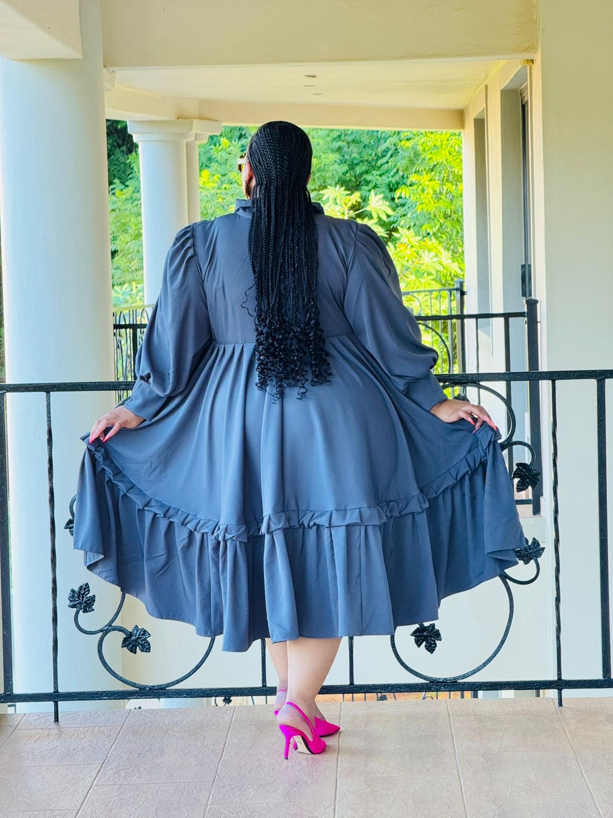 POLY SOANDEX FABRIC DRESS - PHATGULZ 6672 - Image 6