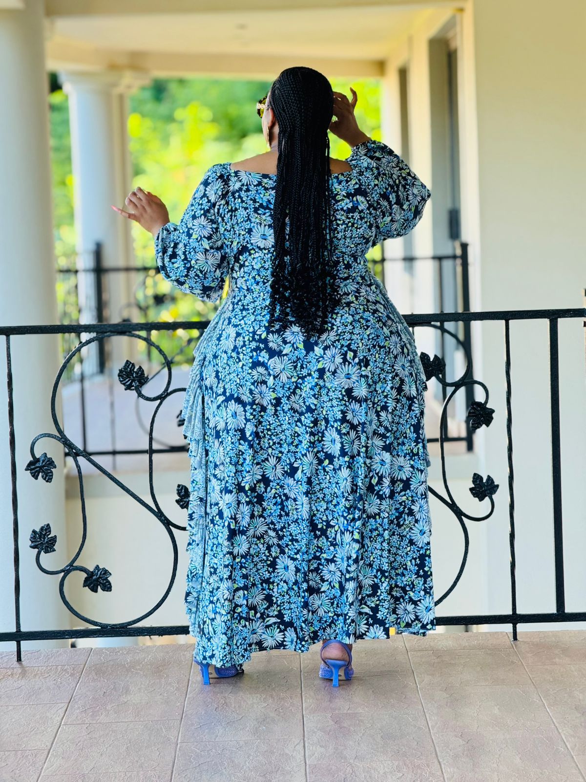 PTINTED SLINKY FABRIC DRESS - PHATGULZ 6695 - Image 6