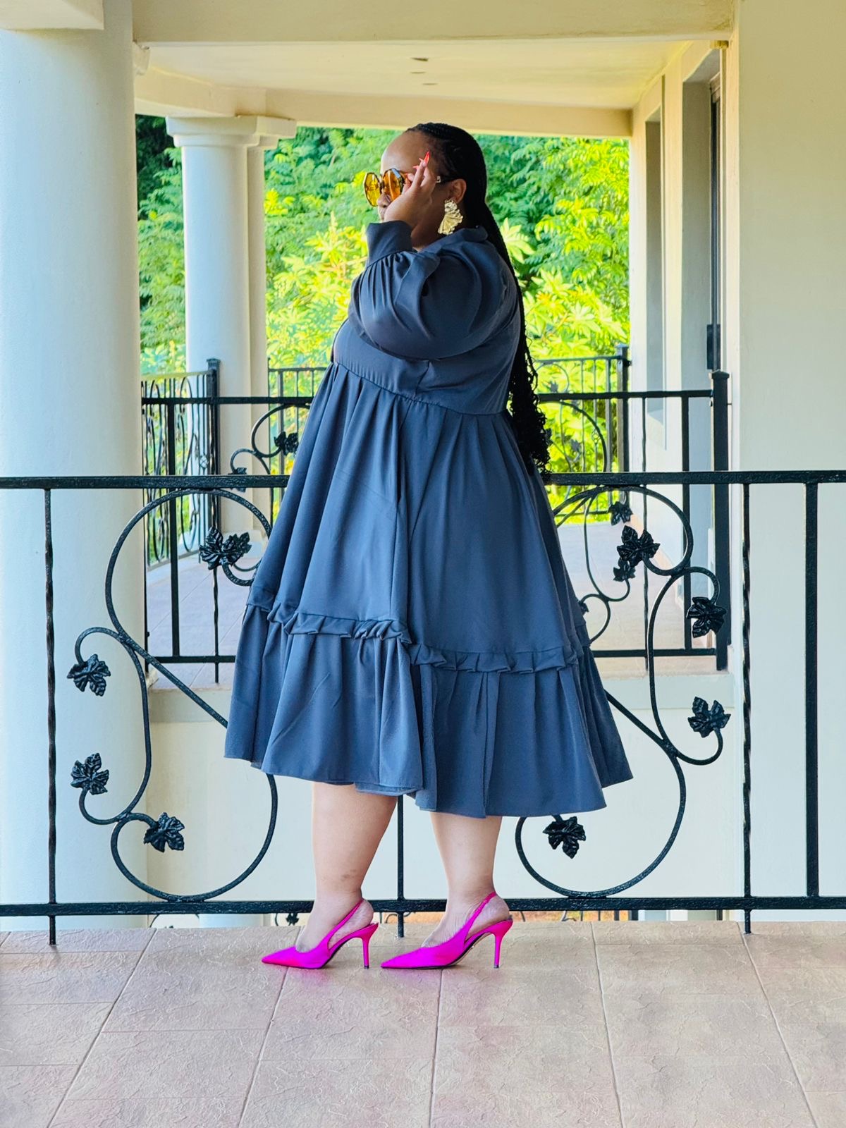 POLY SOANDEX FABRIC DRESS - PHATGULZ 6672 - Image 5