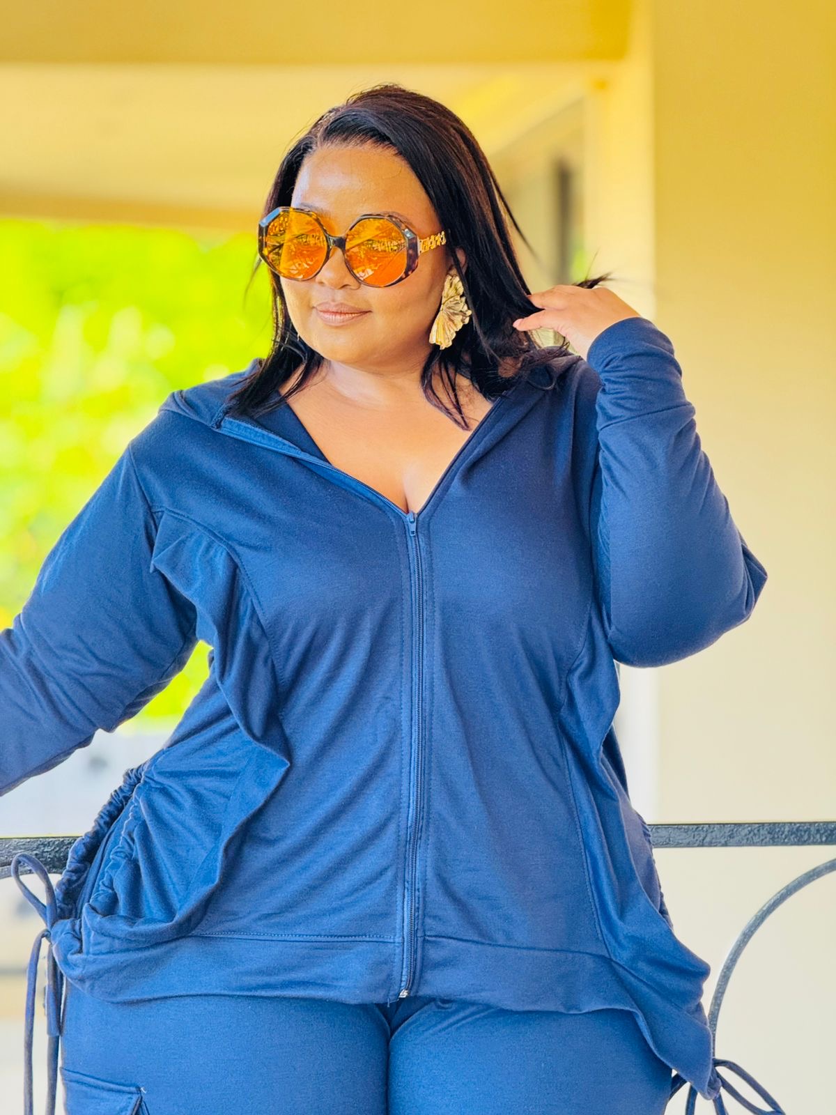 UNBRUSHED FLEECE FABRIC TRACKSUIT- PHATGULZ 6688 - Image 2