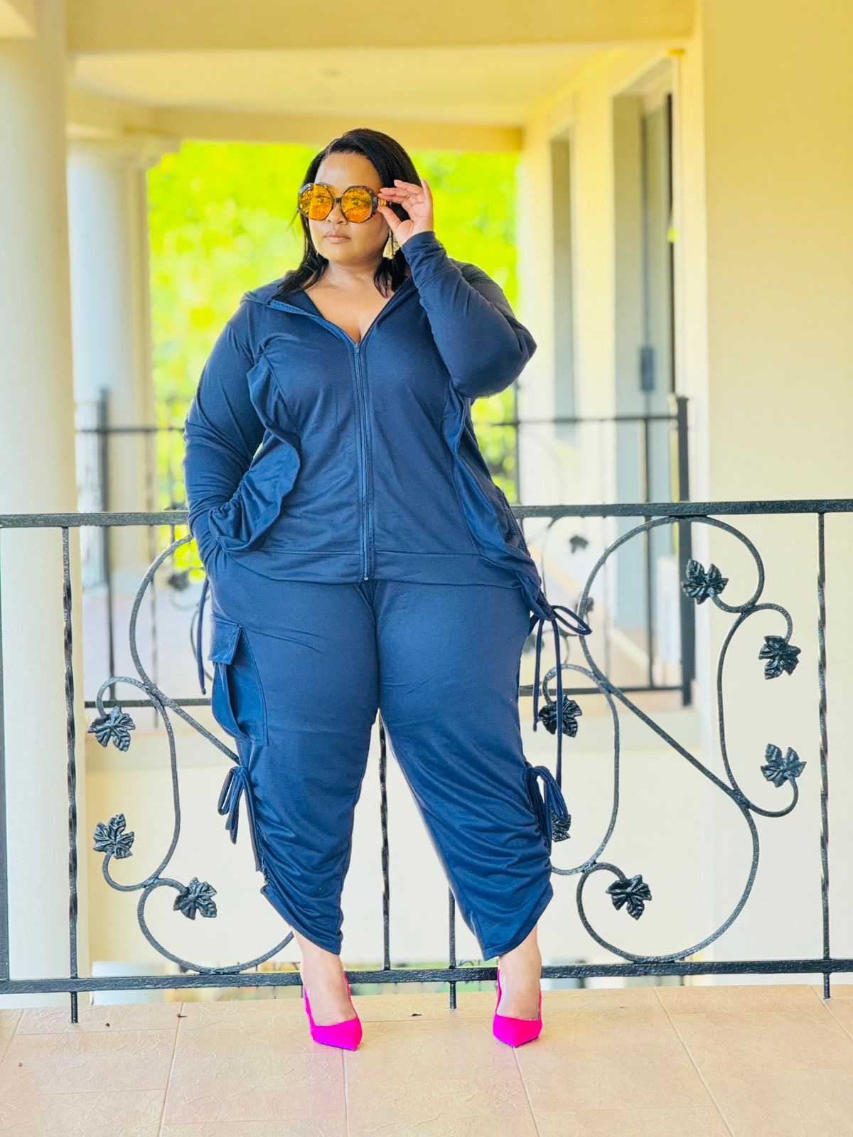 UNBRUSHED FLEECE FABRIC TRACKSUIT- PHATGULZ 6688