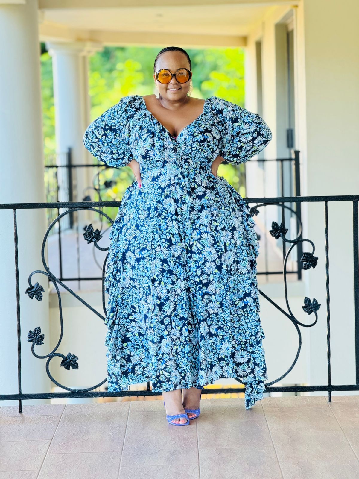 PTINTED SLINKY FABRIC DRESS - PHATGULZ 6695 - Image 2