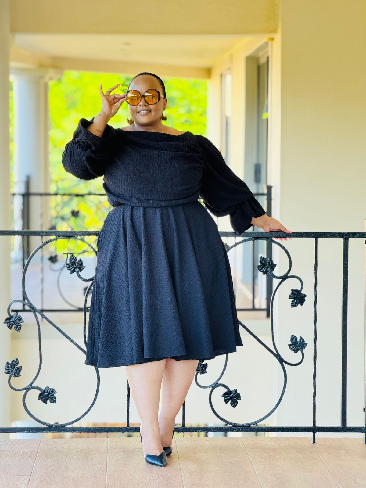 CRINKLY KNIT FABRIC DRESS - PHATGULZ 6670 - Image 5