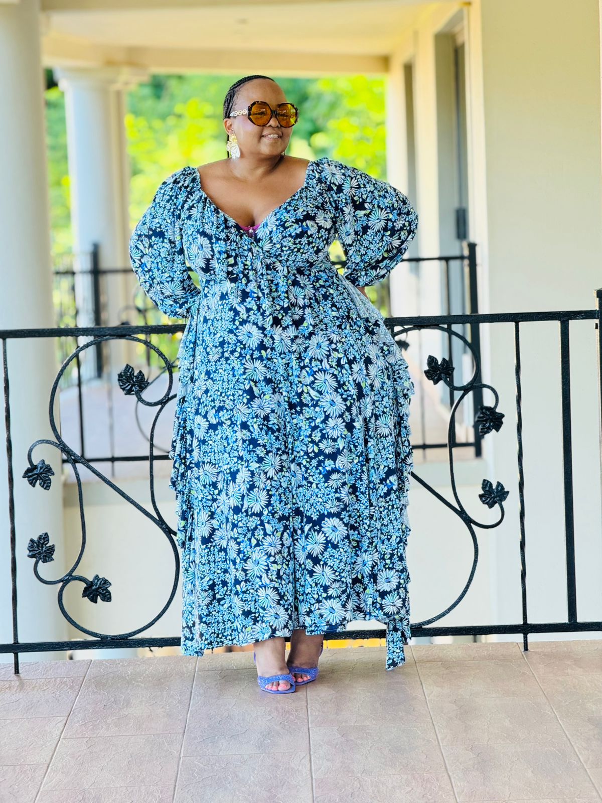 PTINTED SLINKY FABRIC DRESS - PHATGULZ 6695 - Image 7