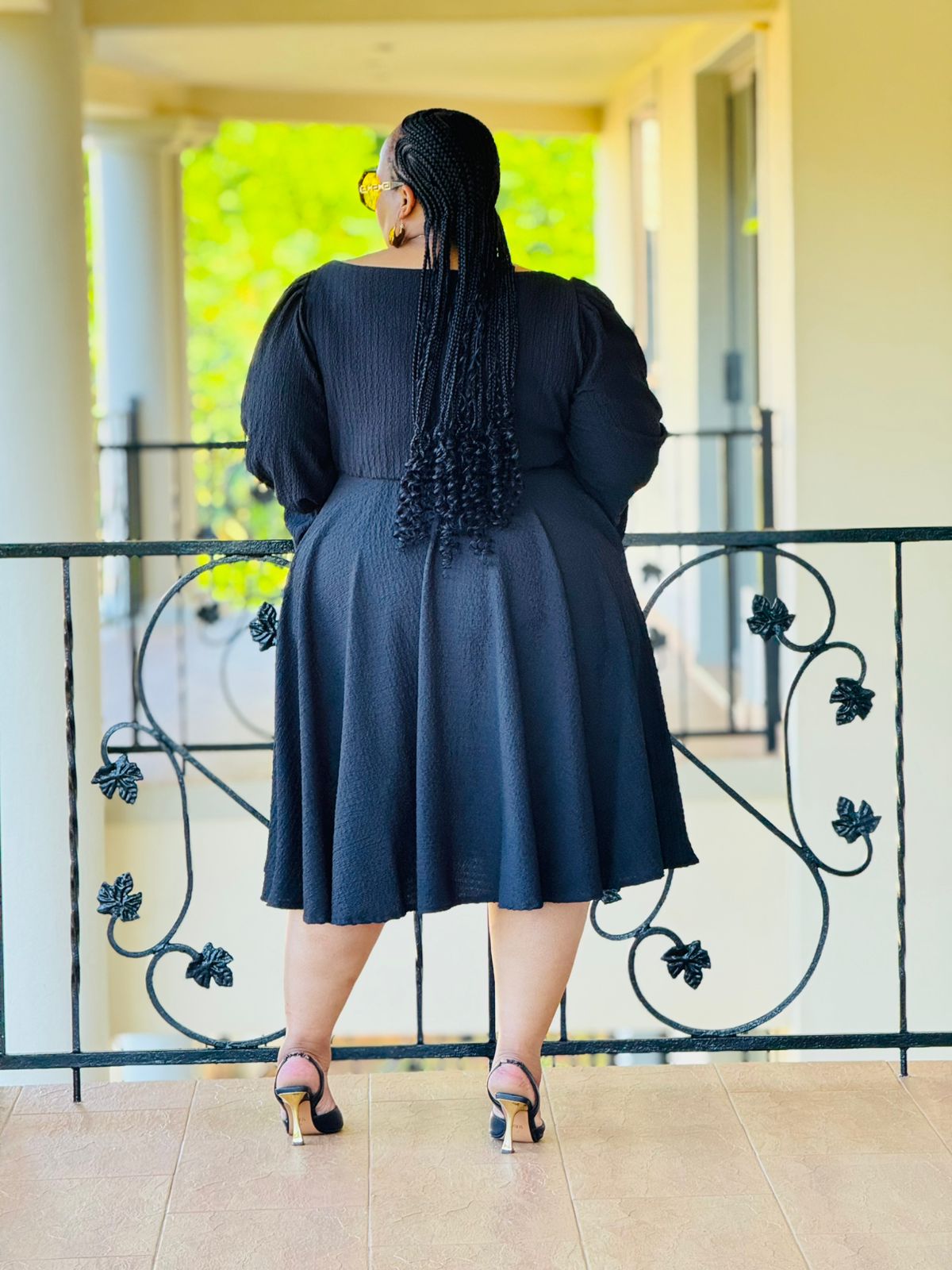 CRINKLY KNIT FABRIC DRESS - PHATGULZ 6670 - Image 6